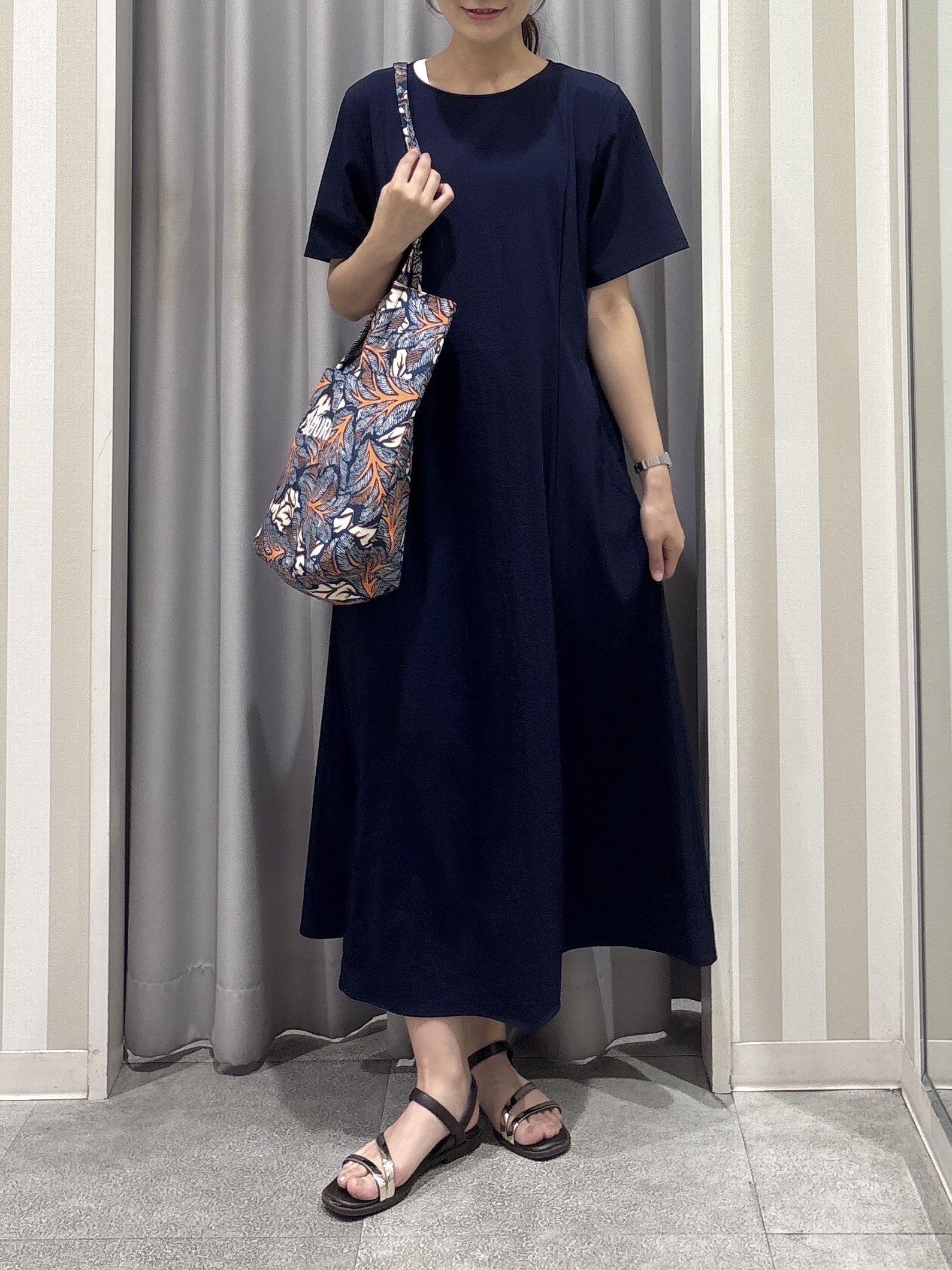 Rikaさんの「SHOO･LA･RUE｜ラタプリントトートバッグ」を使ったコーディネート