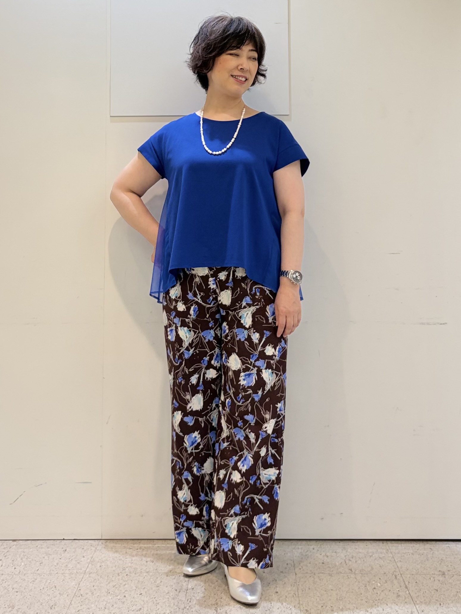 ヤスコさんの「Reflect｜チュール&times;ジャージチュニックトップス」を使ったコーディネート