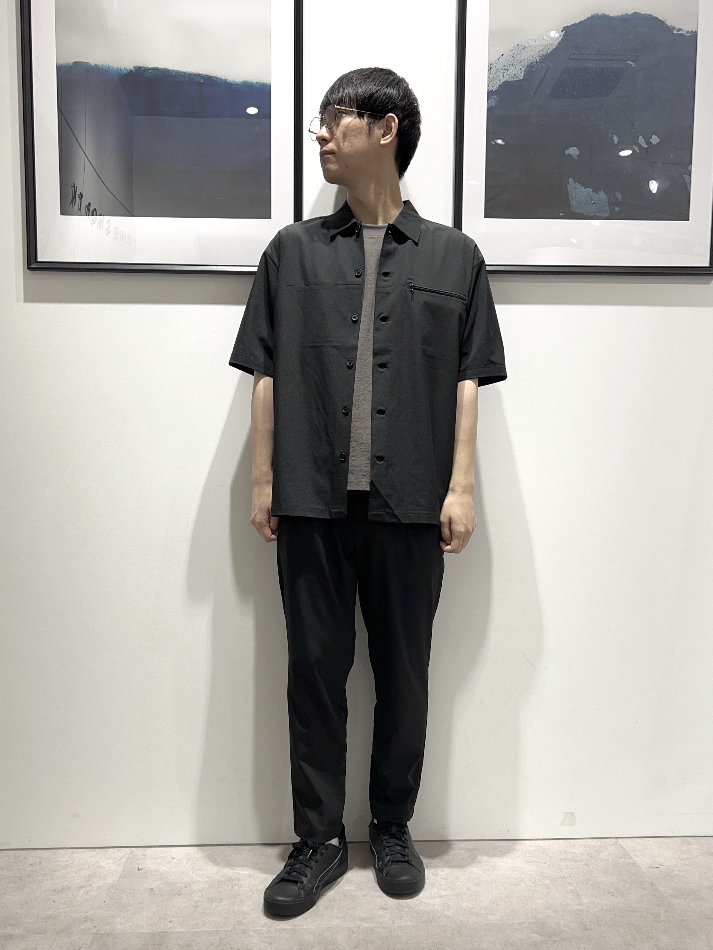 。さんの「THE SHOP TK｜【吸水速乾／接触冷感／防シワ／マシンウォッシャブル】ハイドロクール 半袖シャツ」を使ったコーディネート