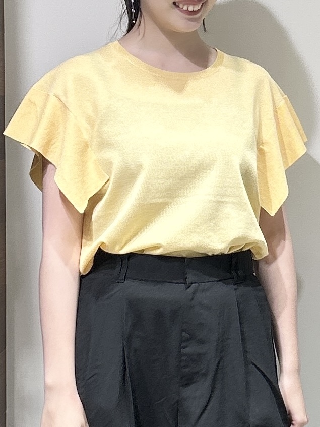 中さんの「OPAQUE.CLIP｜『STORY Web7月掲載』ドライタッチラメニット《UV／洗える／6col》」を使ったコーディネート