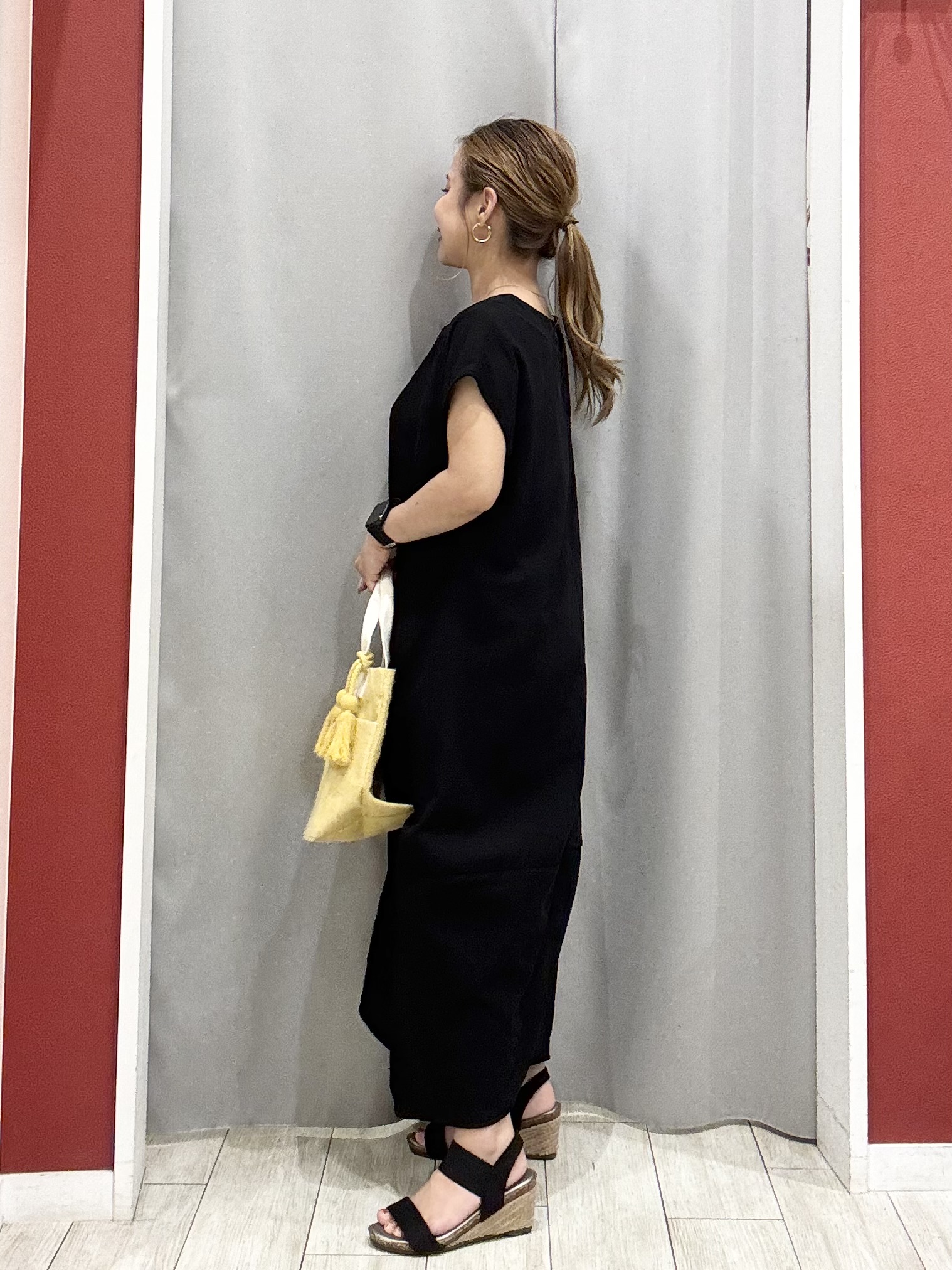 shioさんの「SHOO･LA･RUE｜【さらり快適/洗濯機可/S-LL】シアーラメカーディガン」を使ったコーディネート