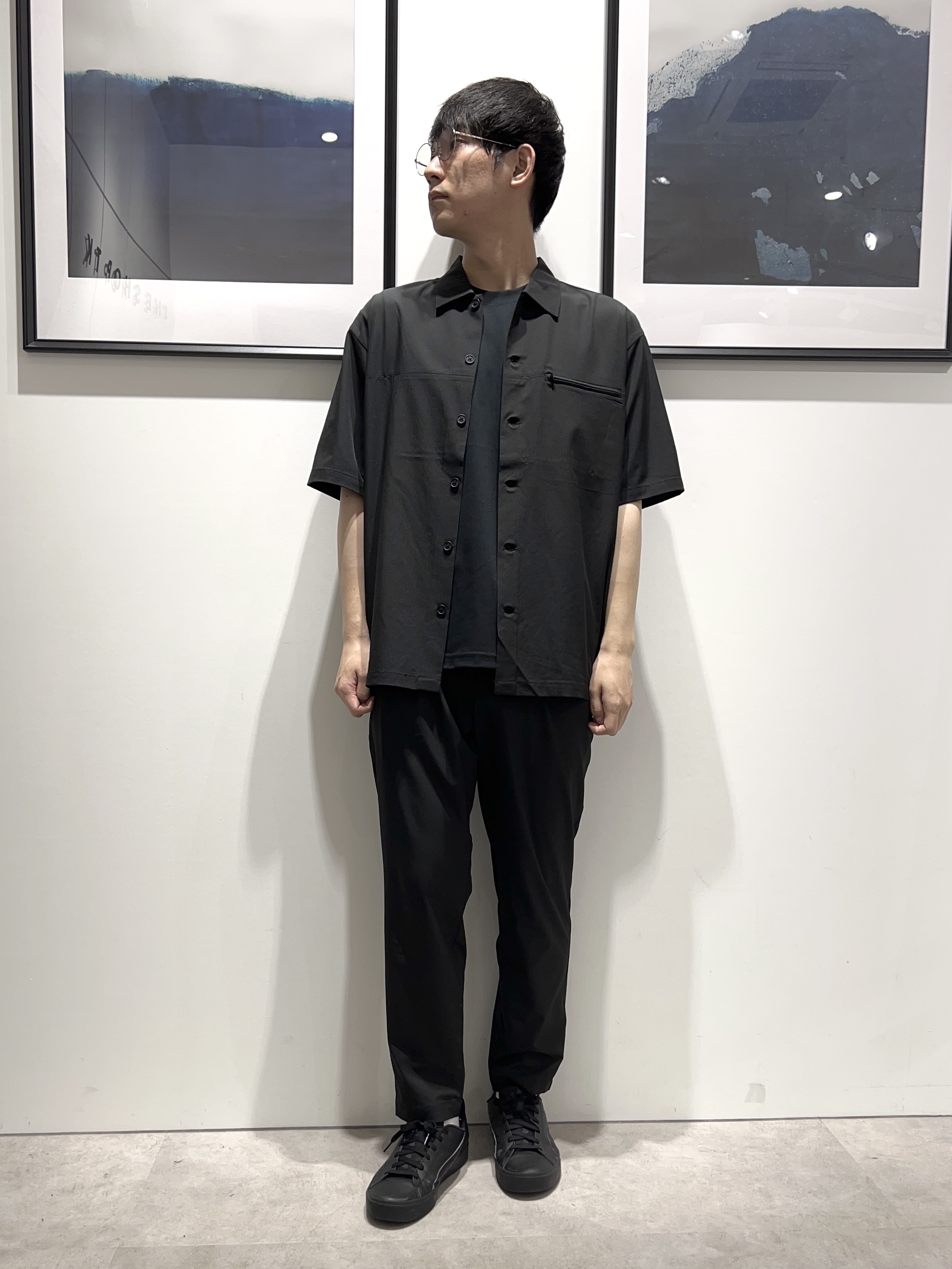 。さんの「THE SHOP TK｜【吸水速乾／接触冷感／防シワ／マシンウォッシャブル】ハイドロクール 半袖シャツ」を使ったコーディネート