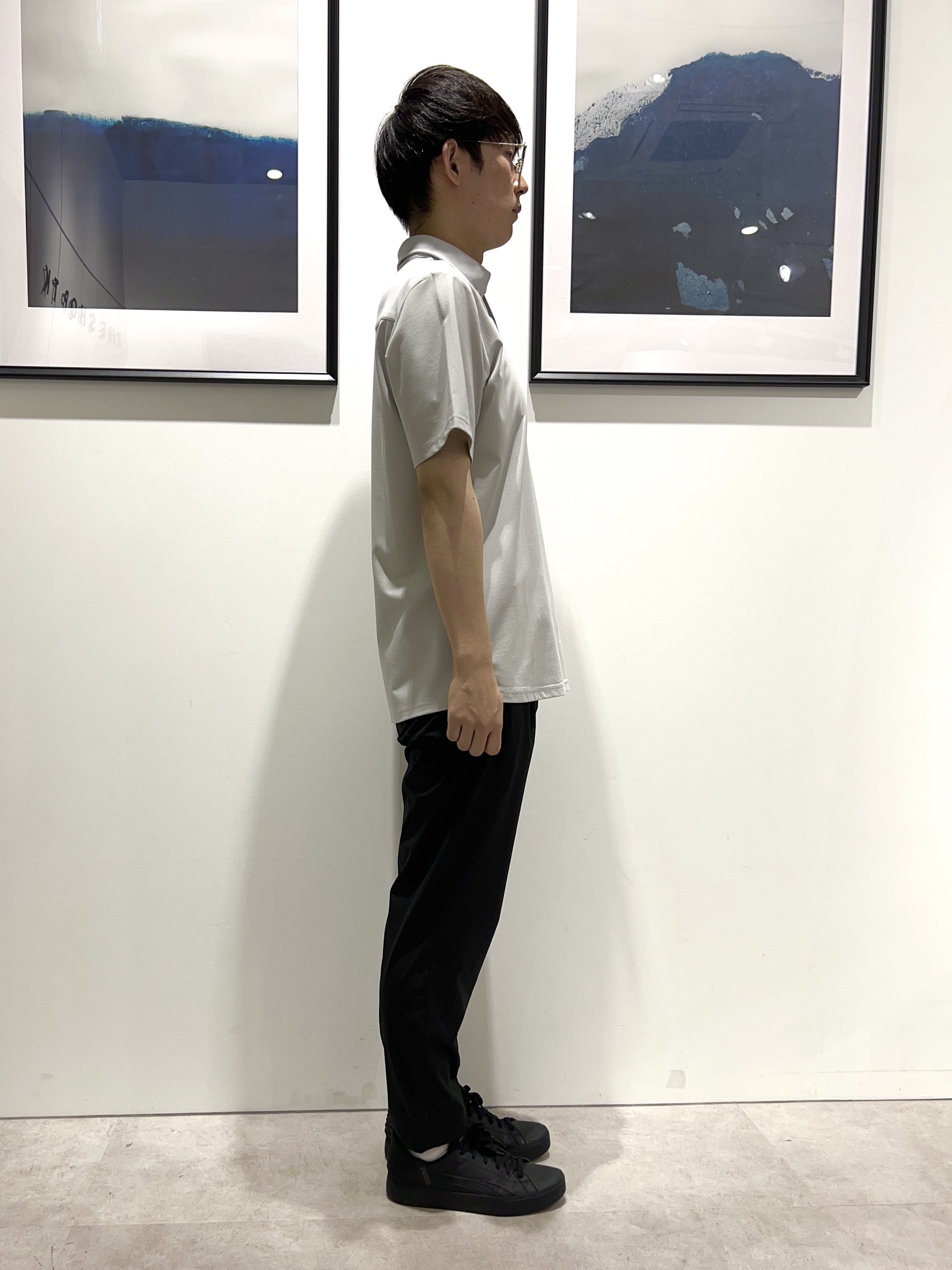 。さんの「THE SHOP TK｜アイス カノコポロシャツ【接触冷感／洗濯機OK】」を使ったコーディネート