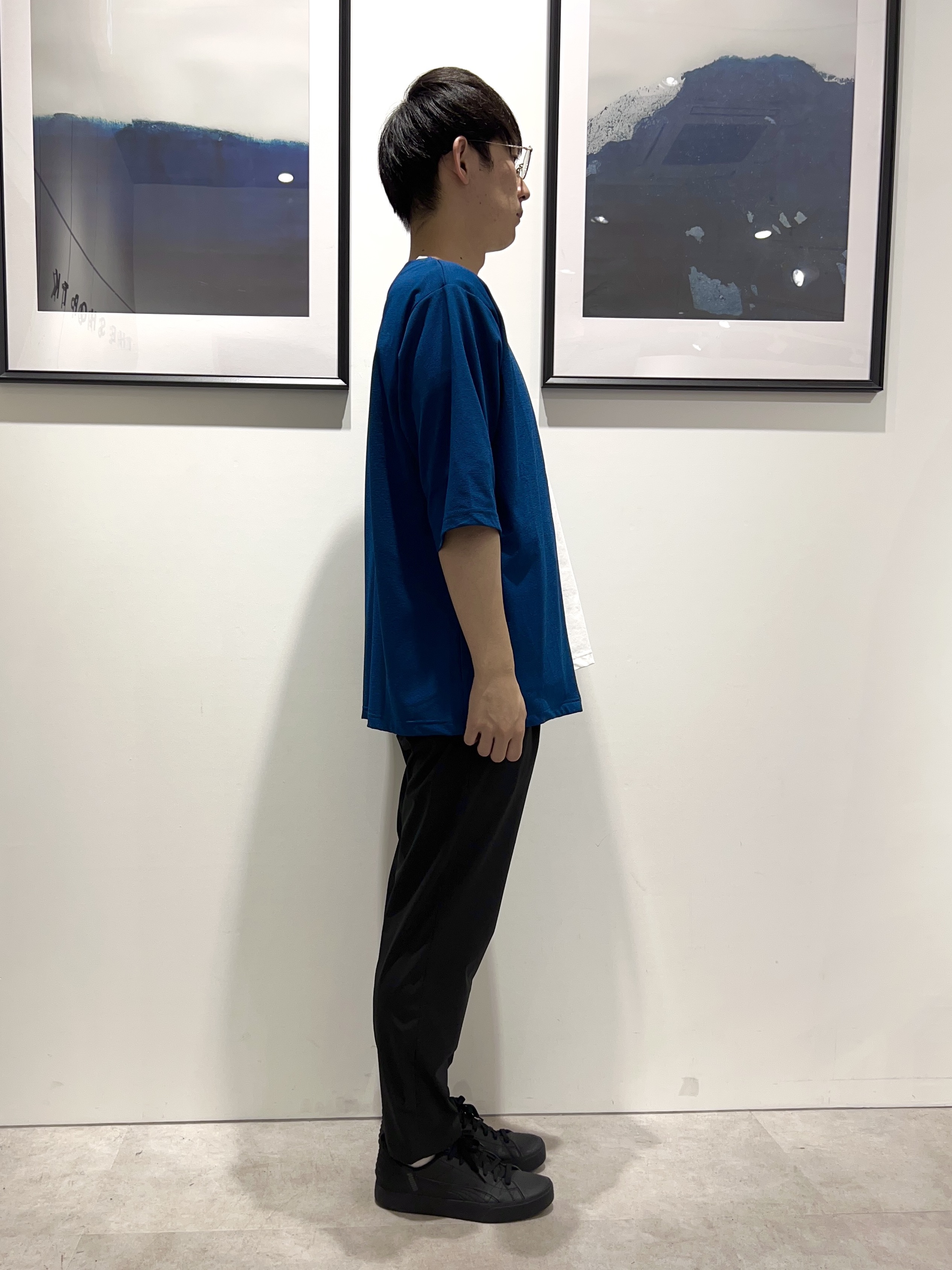 。さんの「THE SHOP TK｜メッシュ五分袖カーディガン＋半袖Tシャツ セットアイテム 洗濯機OK」を使ったコーディネート