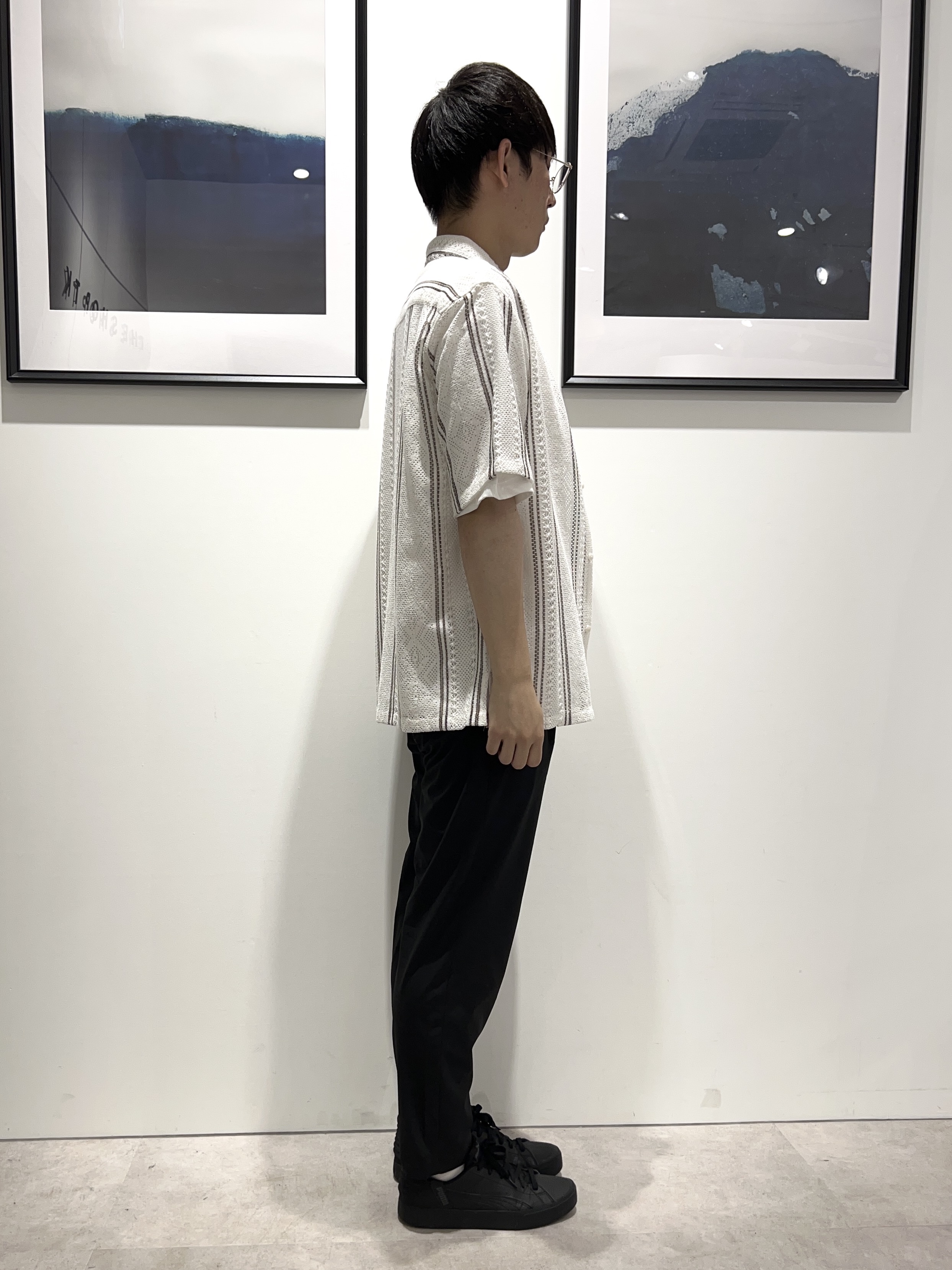。さんの「THE SHOP TK｜【2点セット】クラフトレース 半袖シャツ＋半袖Tシャツ」を使ったコーディネート