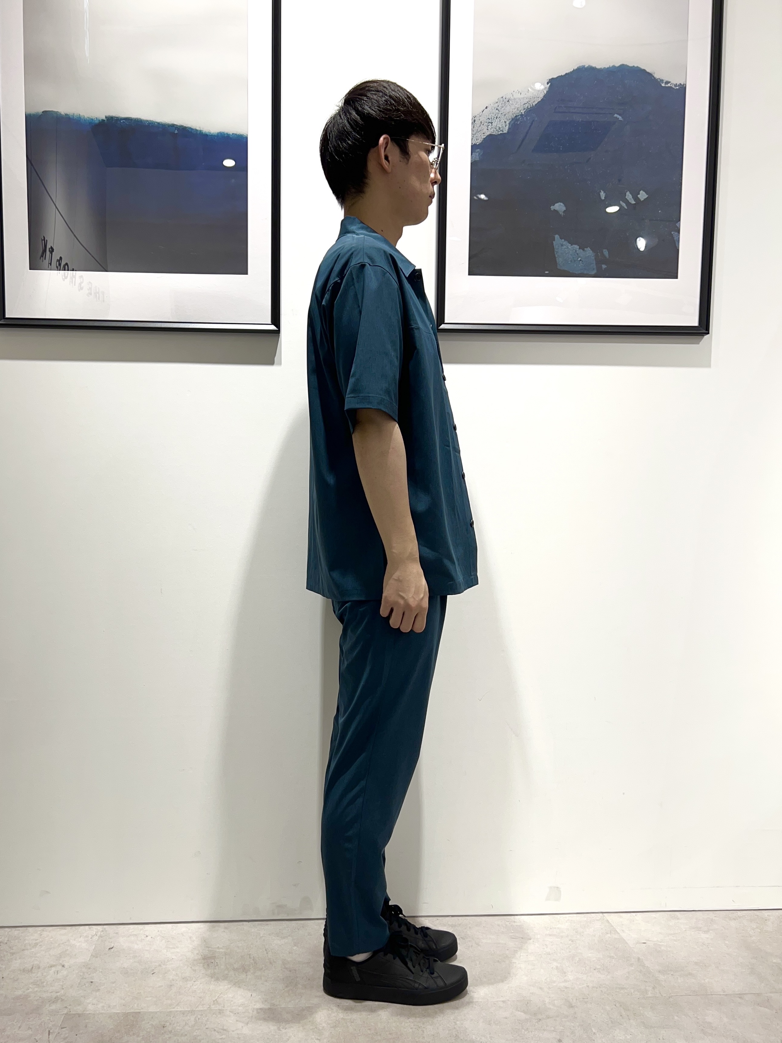 。さんの「THE SHOP TK｜【吸水速乾／接触冷感／防シワ／マシンウォッシャブル】ハイドロクール 半袖シャツ」を使ったコーディネート