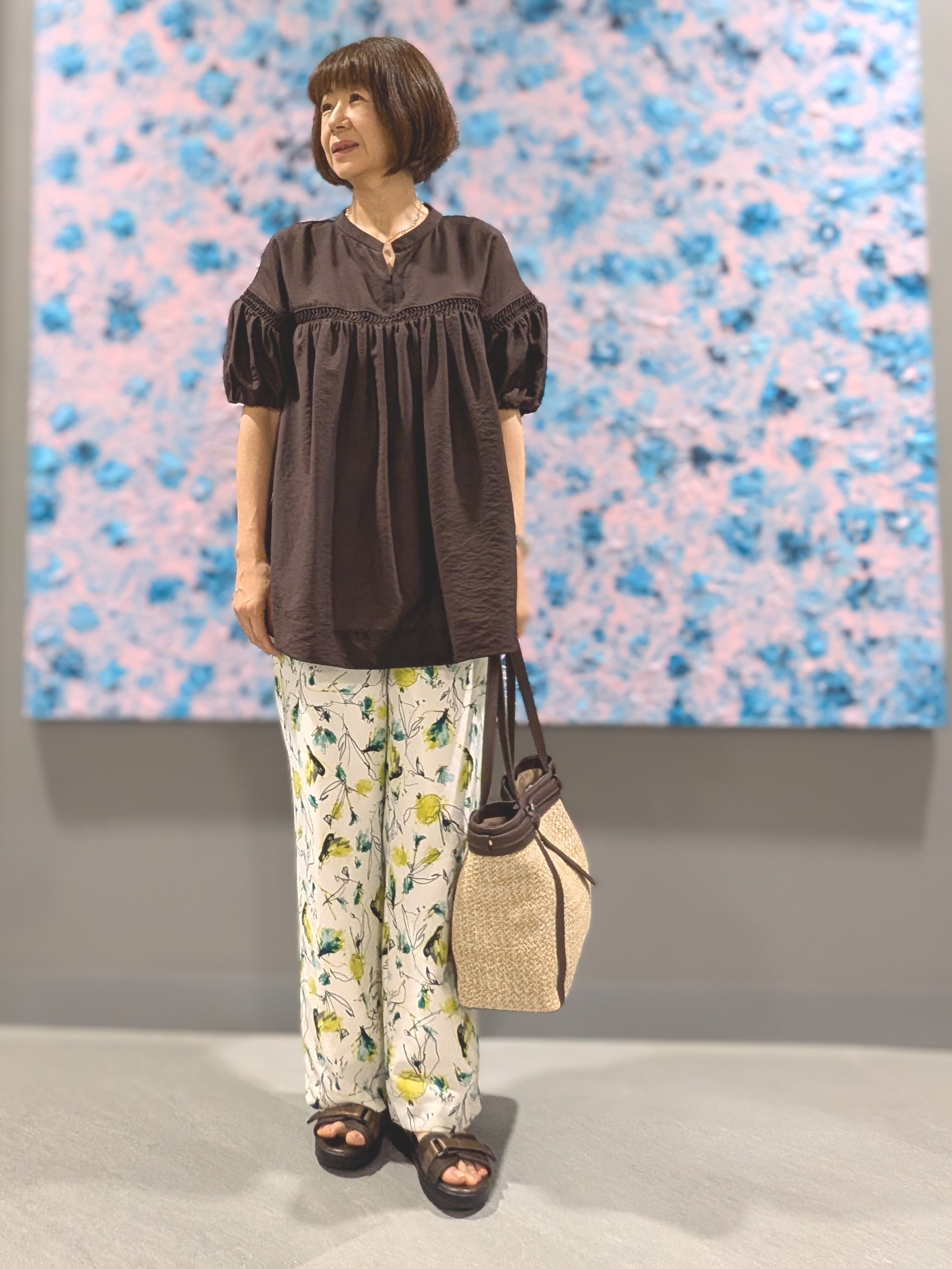 Ariさんの「Reflect｜ボリュームスリーブオフボディブラウス」を使ったコーディネート