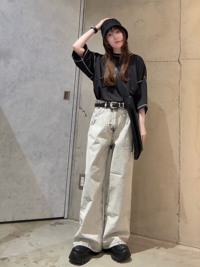 MIKAさんの「tk.TAKEO KIKUCHI｜【気化熱冷却／涼しい】ワッフルカットソー」を使ったコーディネート