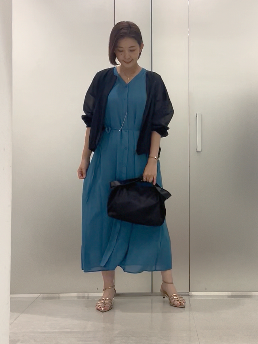 まどかさんの「UNTITLED｜トリコットシアーブラウス」を使ったコーディネート