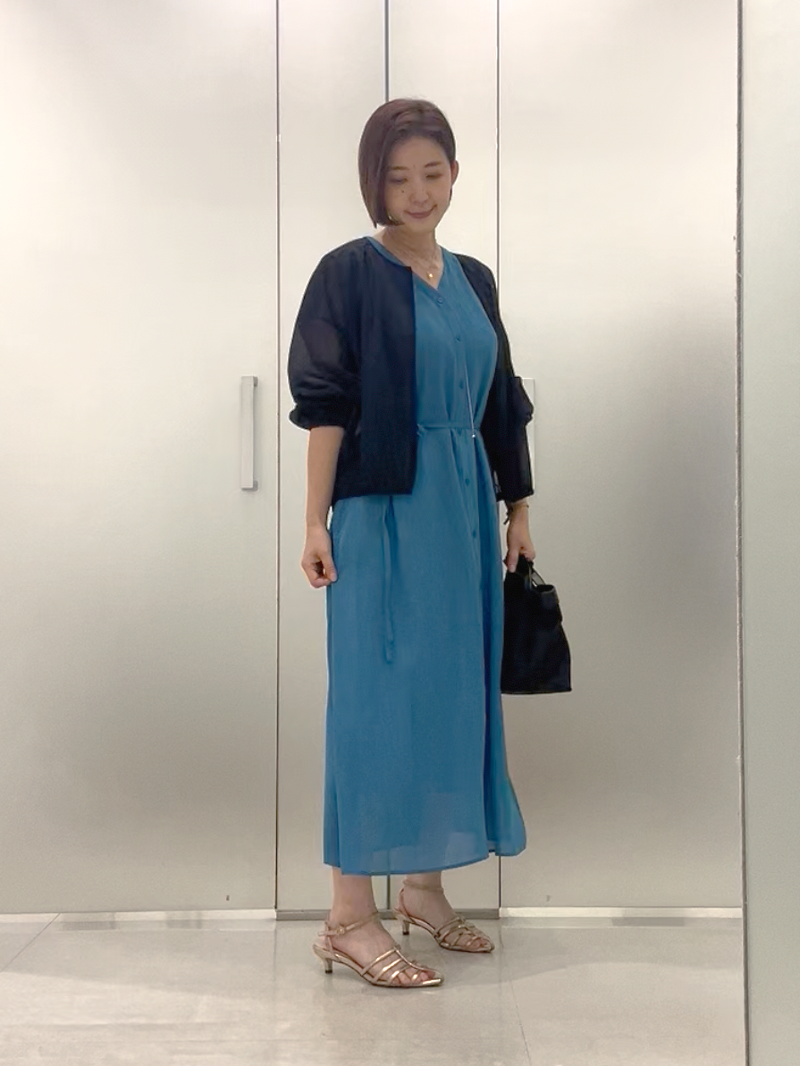 まどかさんの「UNTITLED｜トリコットシアーブラウス」を使ったコーディネート