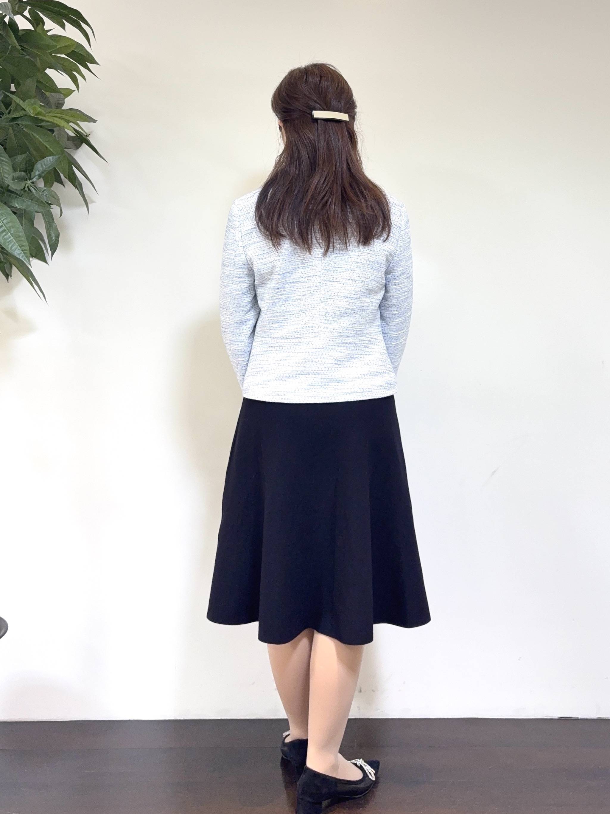 CHISATOさんの「UNTITLED｜【きれいめ】ツイード ペプラムジャケット」を使ったコーディネート