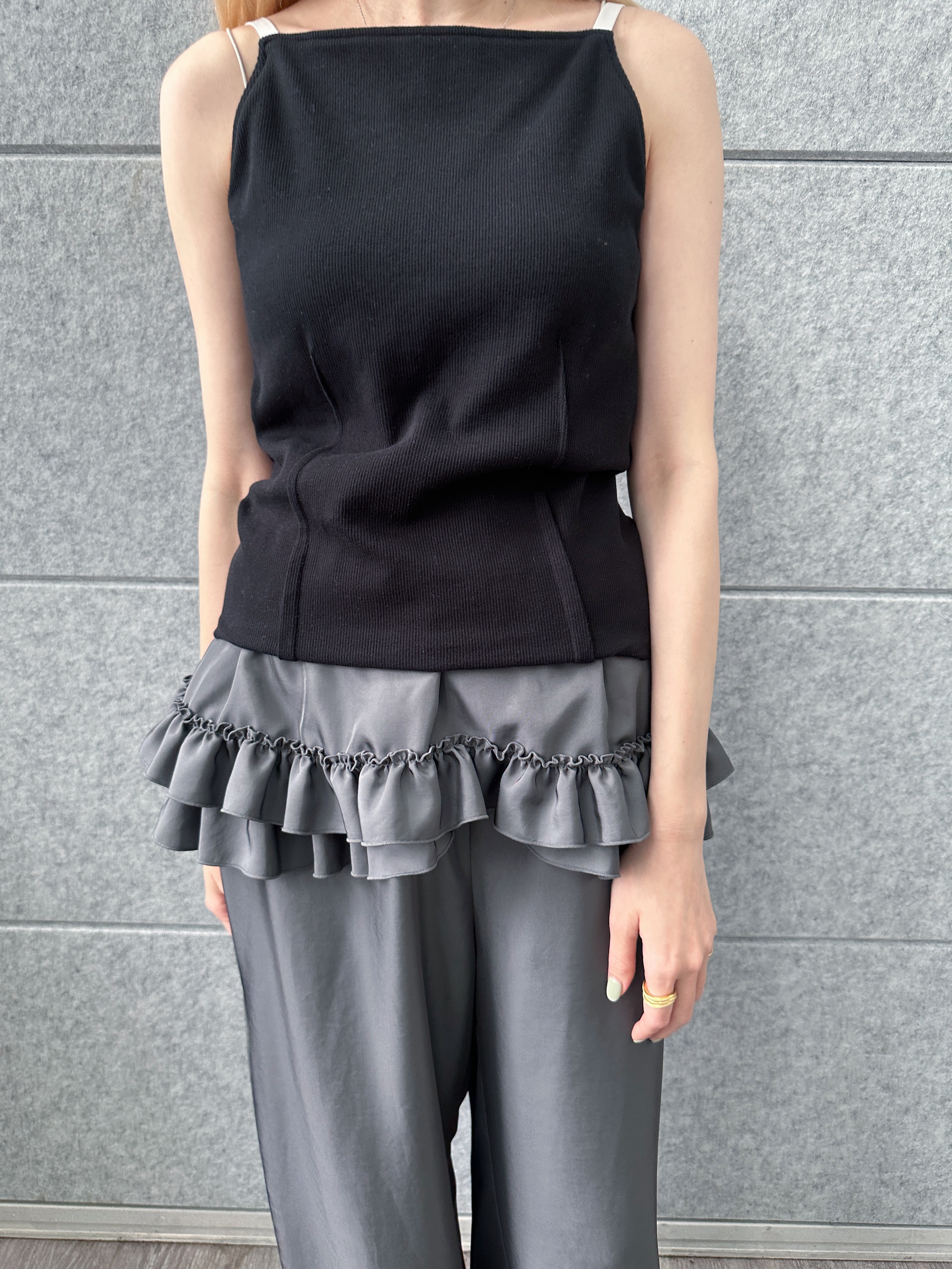 Buyer sakkoさんの「CODE A｜【Cup-in】edge line camisole」を使ったコーディネート