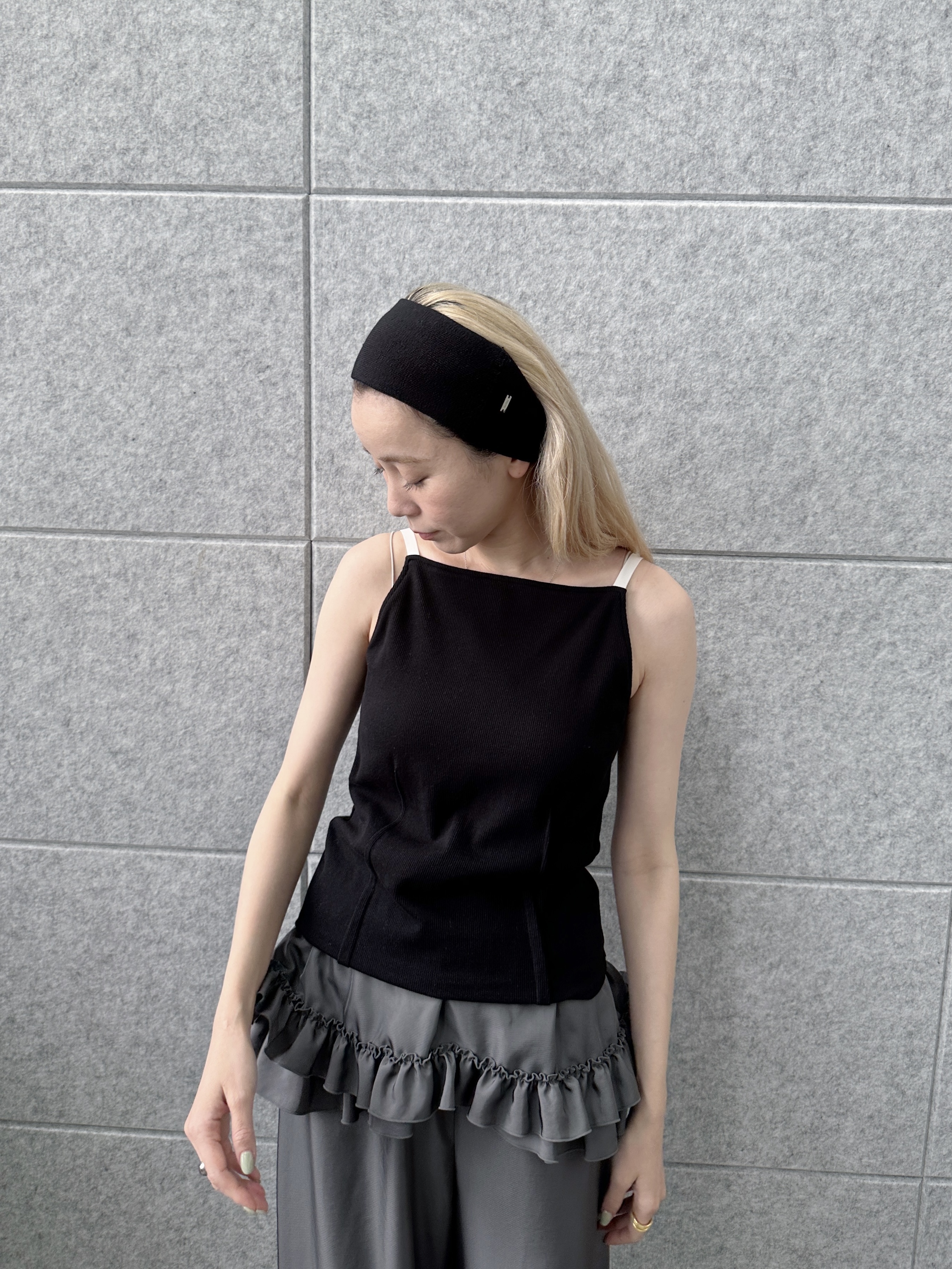 Buyer sakkoさんの「CODE A｜【Cup-in】edge line camisole」を使ったコーディネート