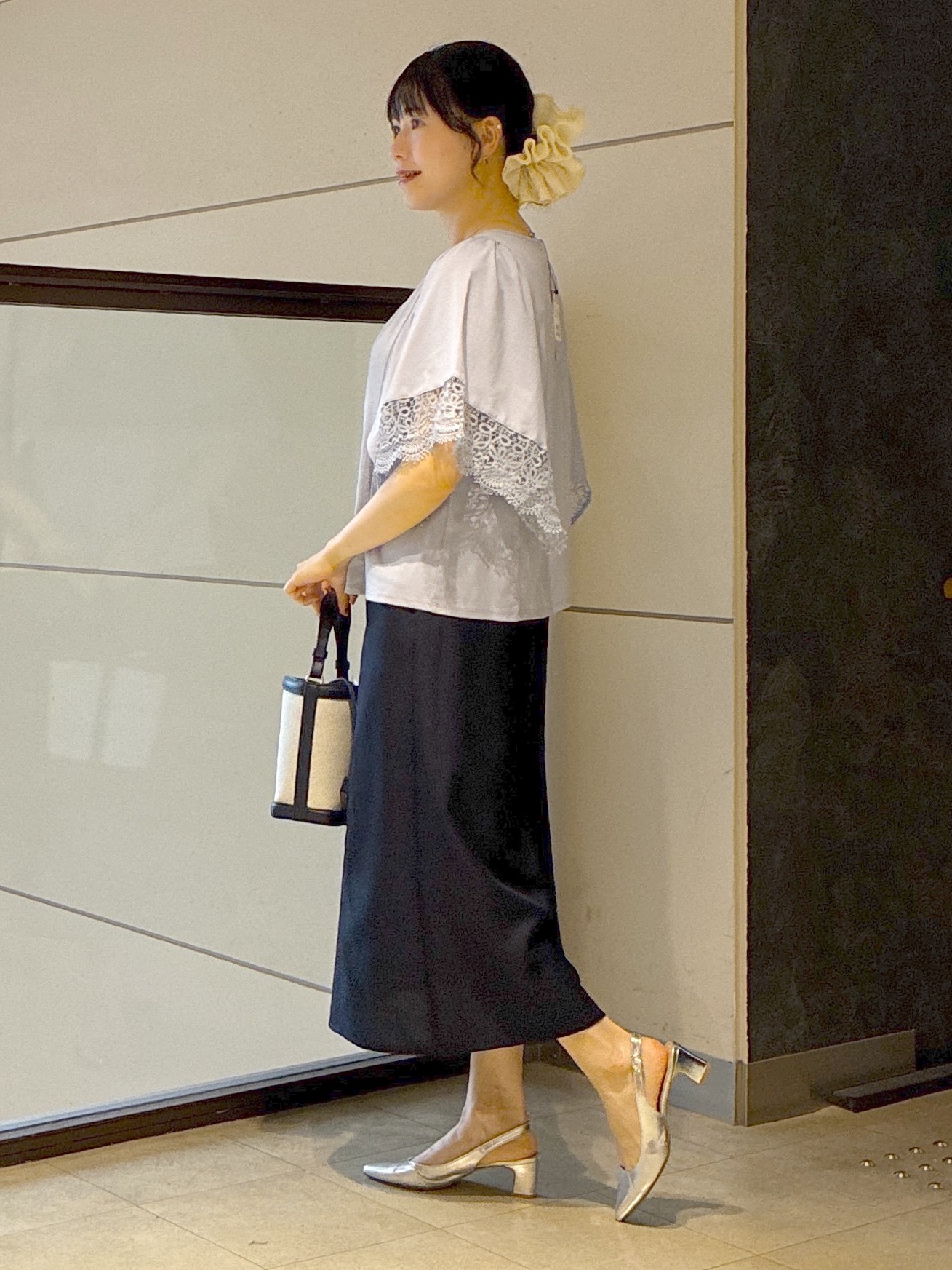  beni_gingerさんの「Reflect｜【UVカット／接触冷感】レーススリーブジャージカットソー」を使ったコーディネート