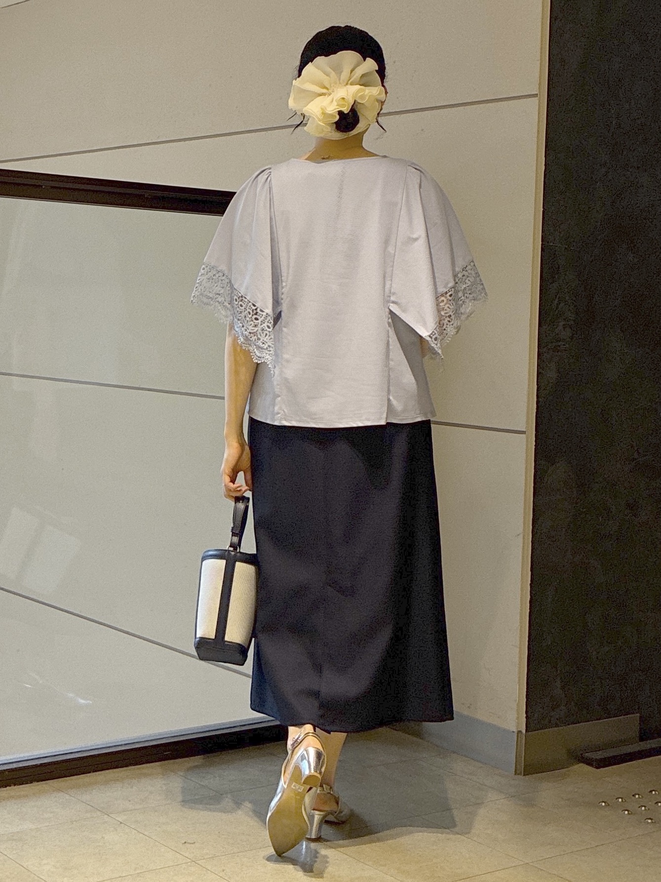  beni_gingerさんの「Reflect｜【UVカット／接触冷感】レーススリーブジャージカットソー」を使ったコーディネート