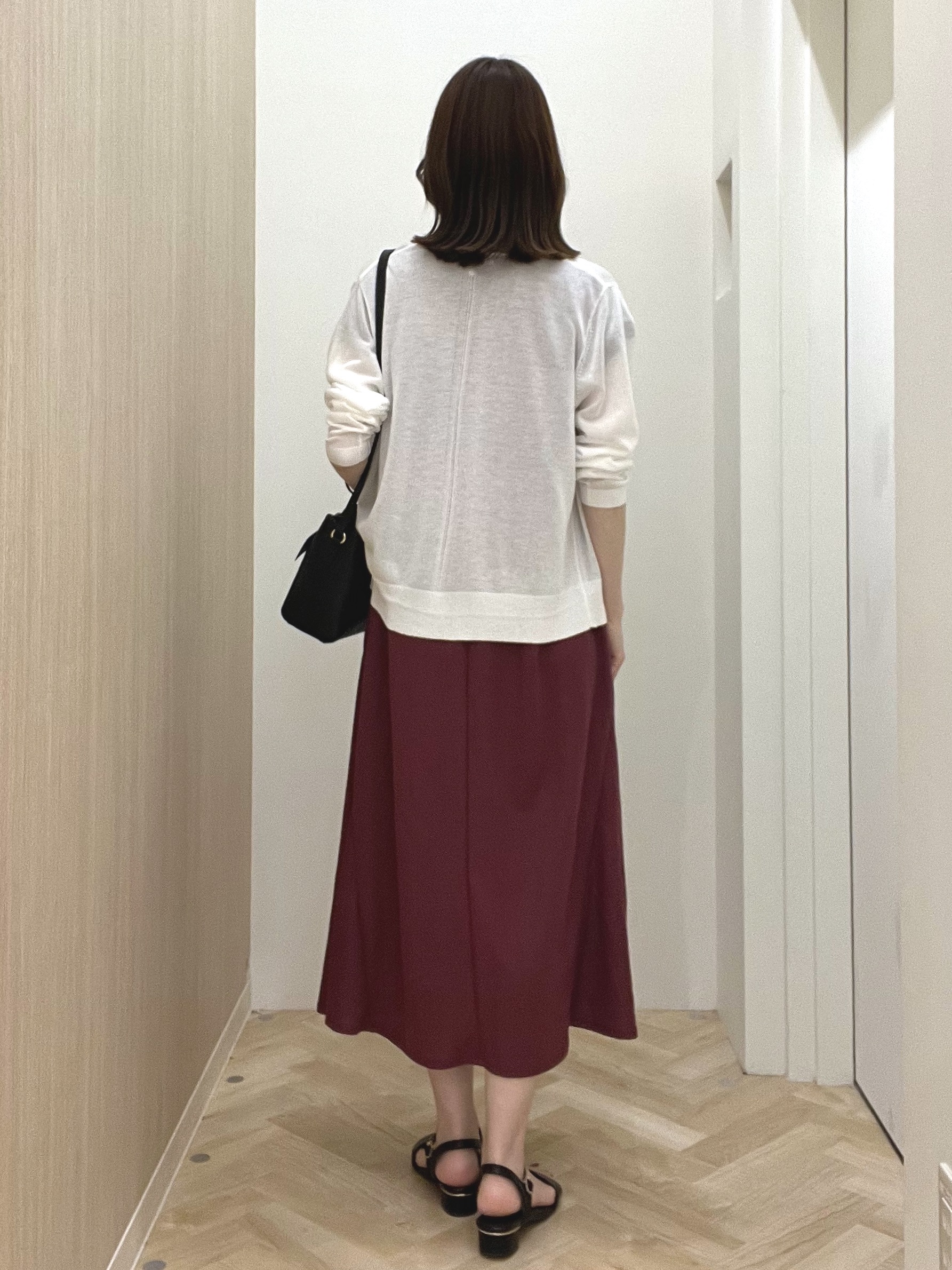  おまつさんの「grove｜高評価！【接触冷感／UVカットetc】ベーシックショートカーディガン」を使ったコーディネート