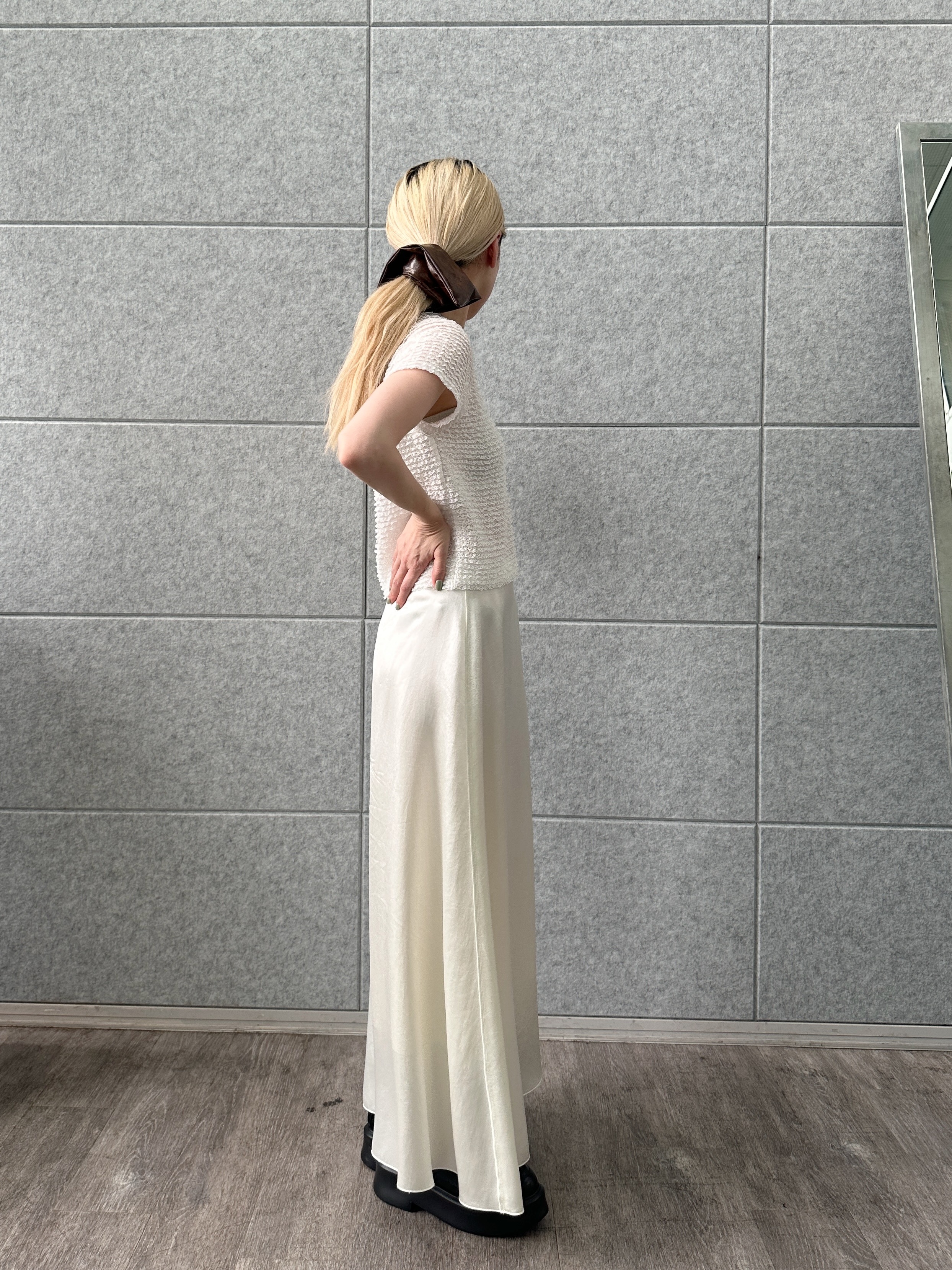 Buyer sakkoさんの「CODE A｜frill mini tee」を使ったコーディネート