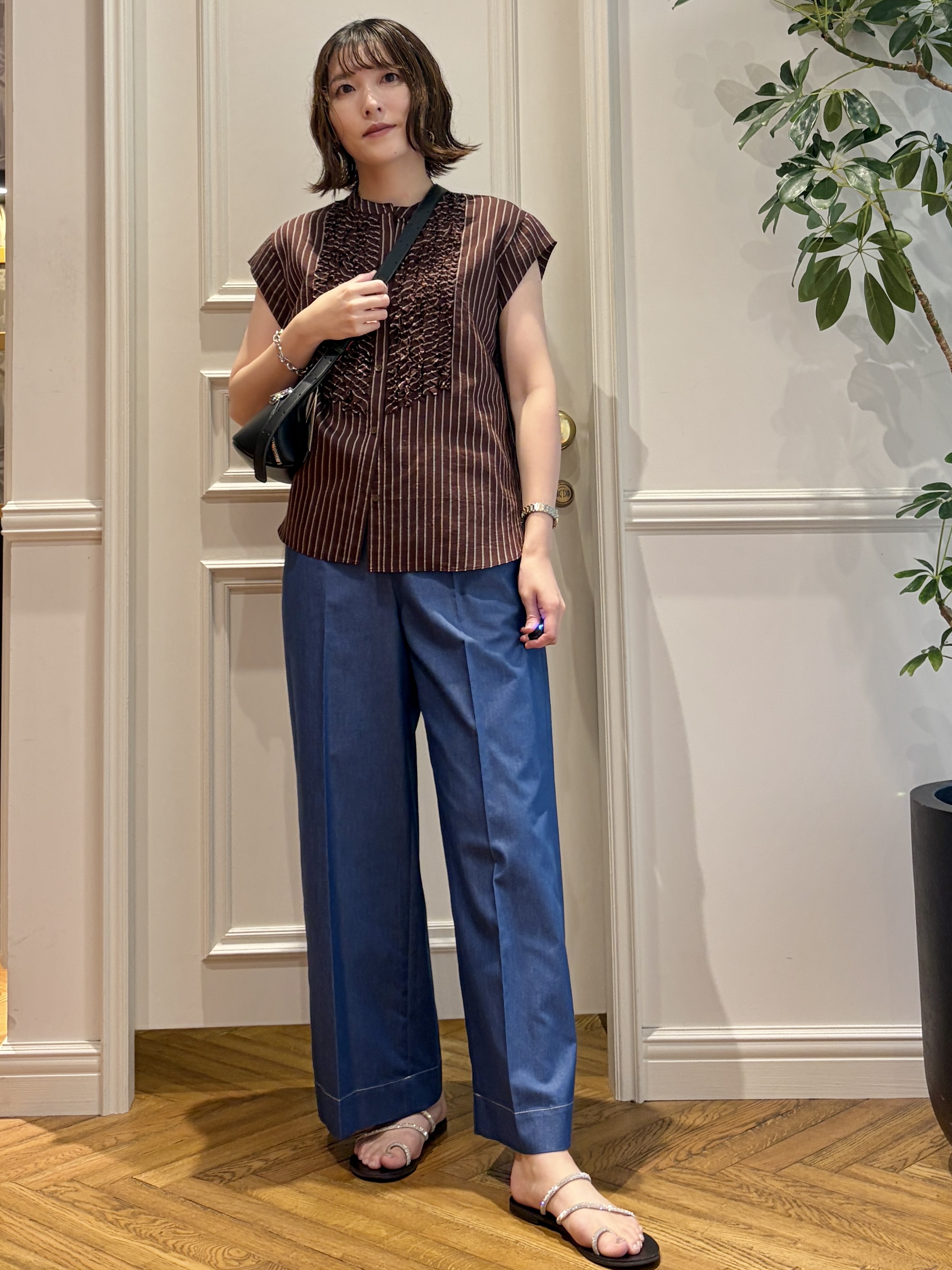nakaoさんの「DRESSTERIOR｜ADD CULUMN（アドカラム） FIGRE BODY BAG S クロスボディ」を使ったコーディネート