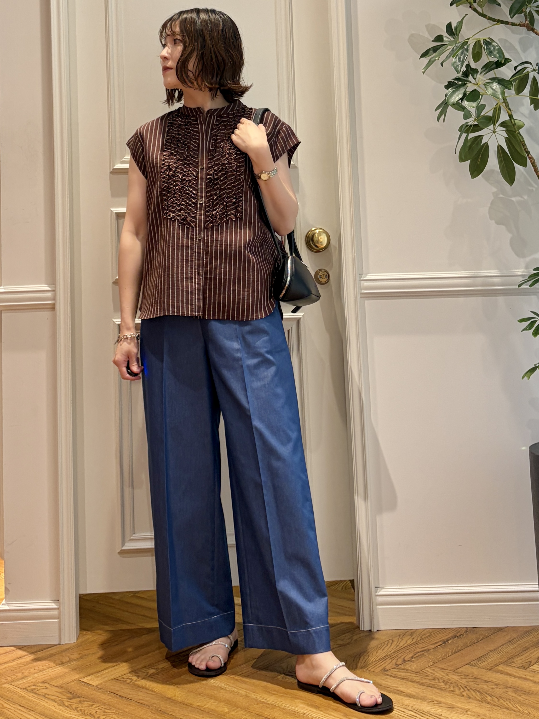 nakaoさんの「DRESSTERIOR｜ADD CULUMN（アドカラム） FIGRE BODY BAG S クロスボディ」を使ったコーディネート