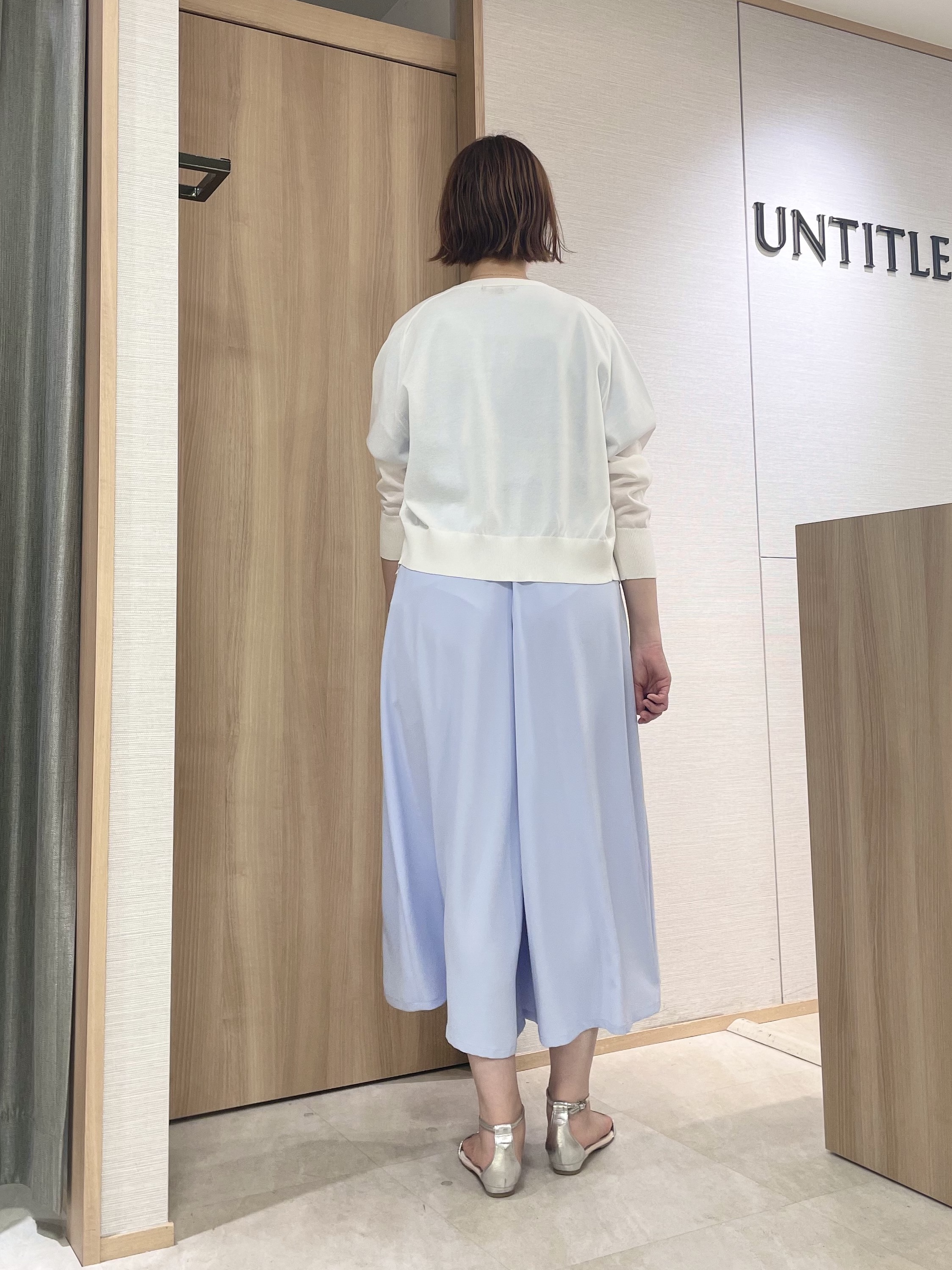aliceさんの「UNTITLED｜【アンサンブル可/日除け・冷房対策】シアーレーヨンZIPカーディガン」を使ったコーディネート
