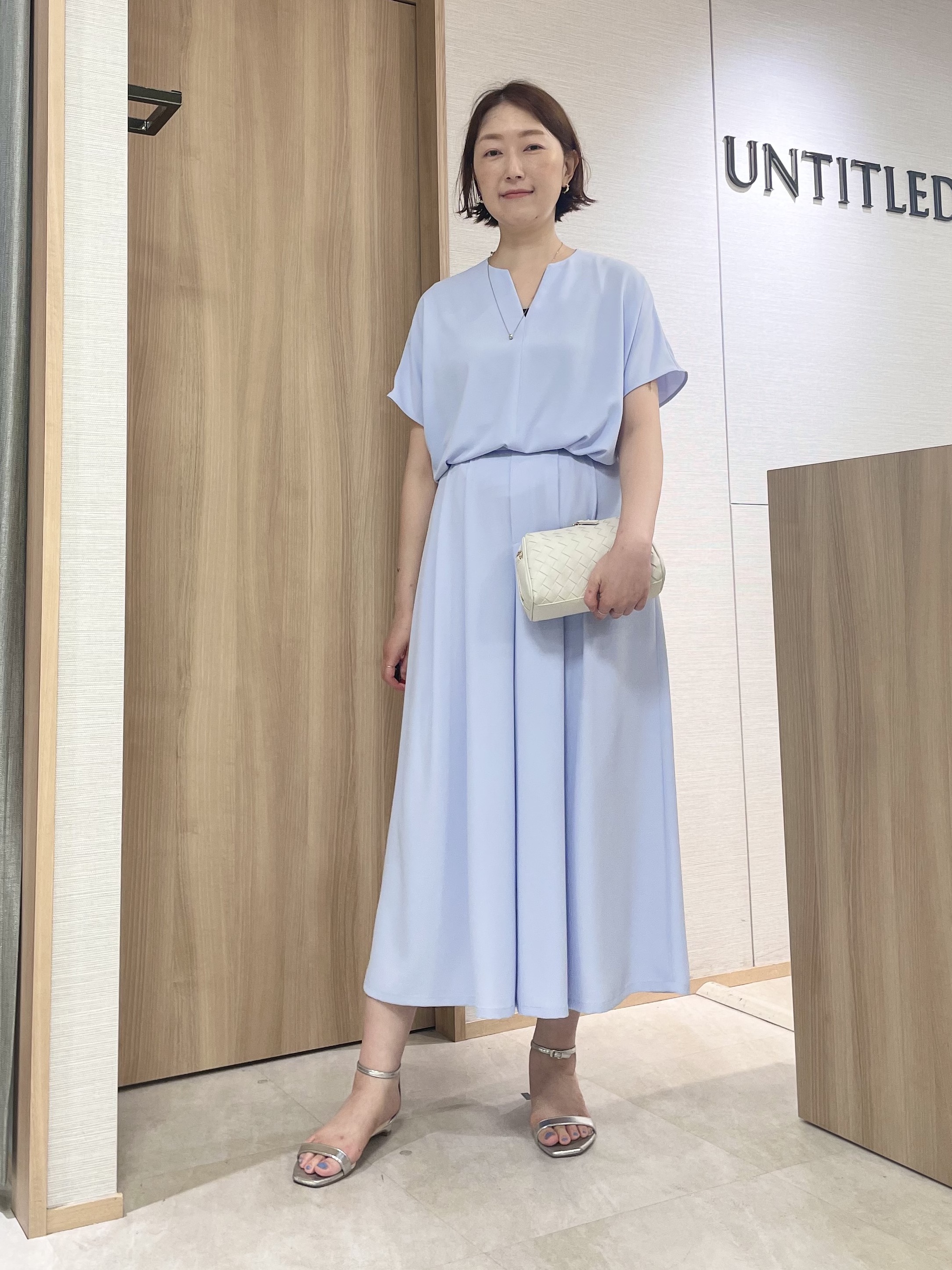 aliceさんの「UNTITLED｜【アンサンブル可/日除け・冷房対策】シアーレーヨンZIPカーディガン」を使ったコーディネート