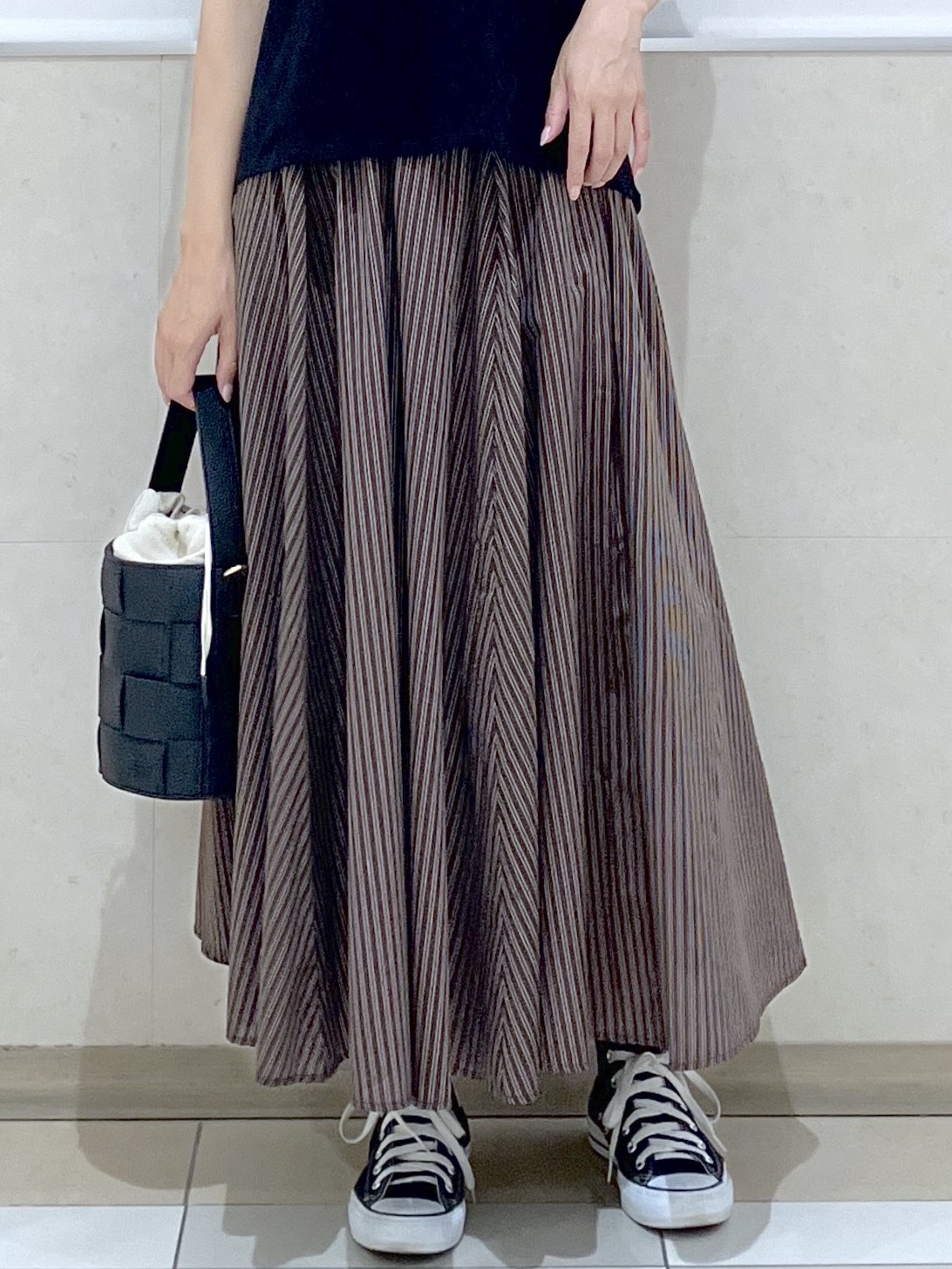 eriko さんの「Dessin｜【マシンウォッシャブル】5分袖レースカットソー」を使ったコーディネート