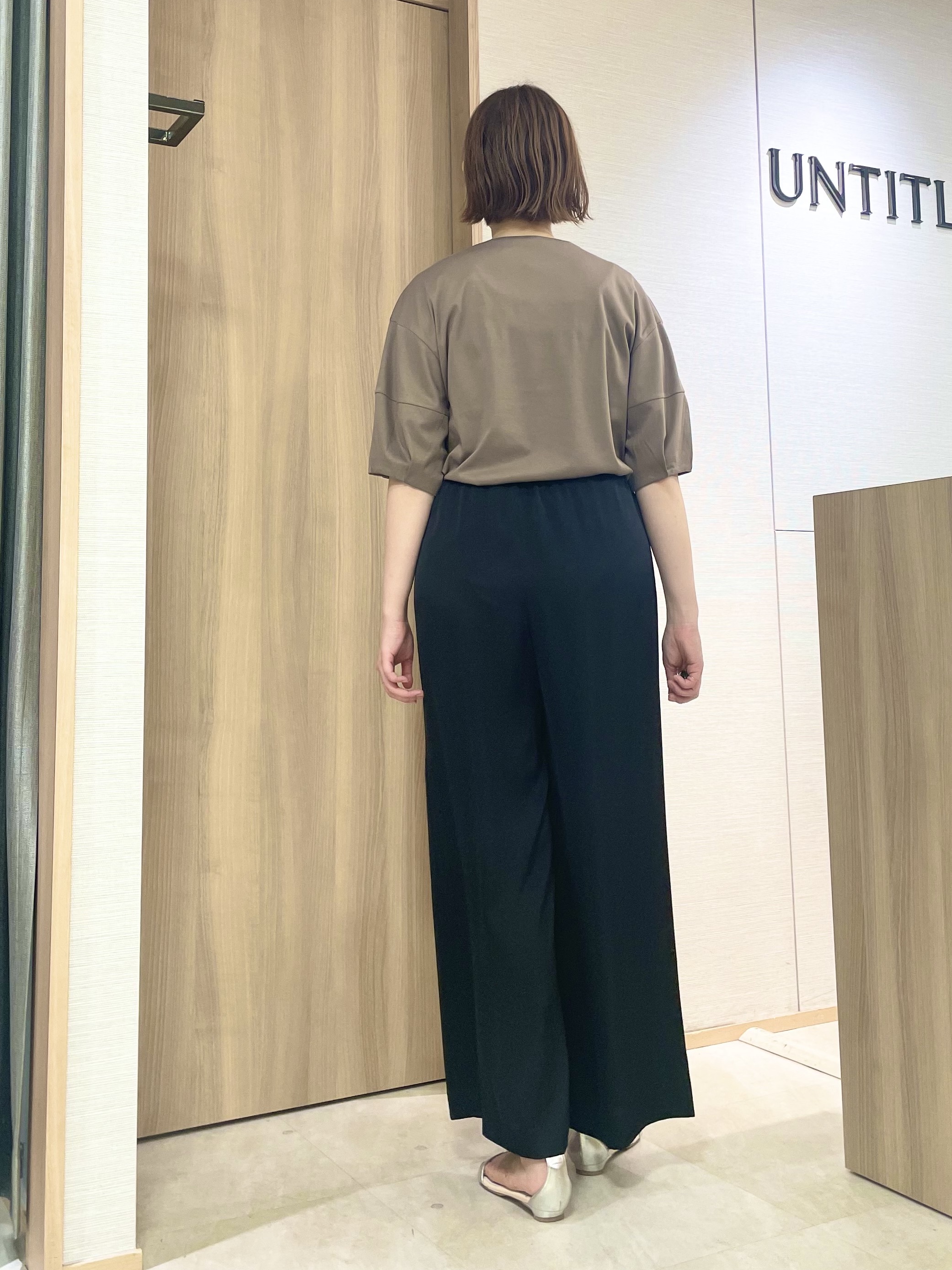 aliceさんの「UNTITLED｜【汗染み防止/接触冷感】ランタンスリーブプルオーバー」を使ったコーディネート