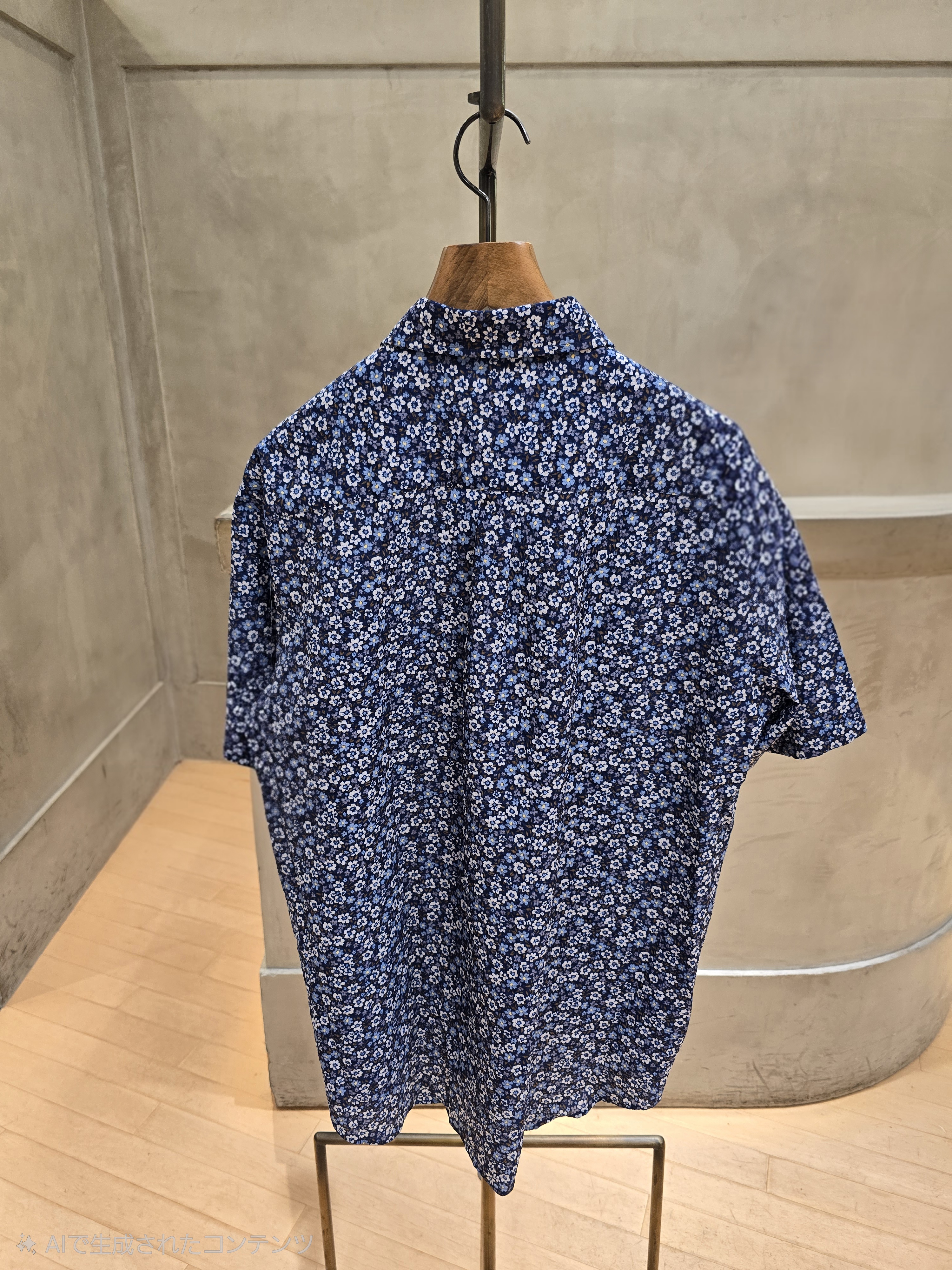 白木駆さんの「TAKEO KIKUCHI｜リップル小花シャツ」を使ったコーディネート