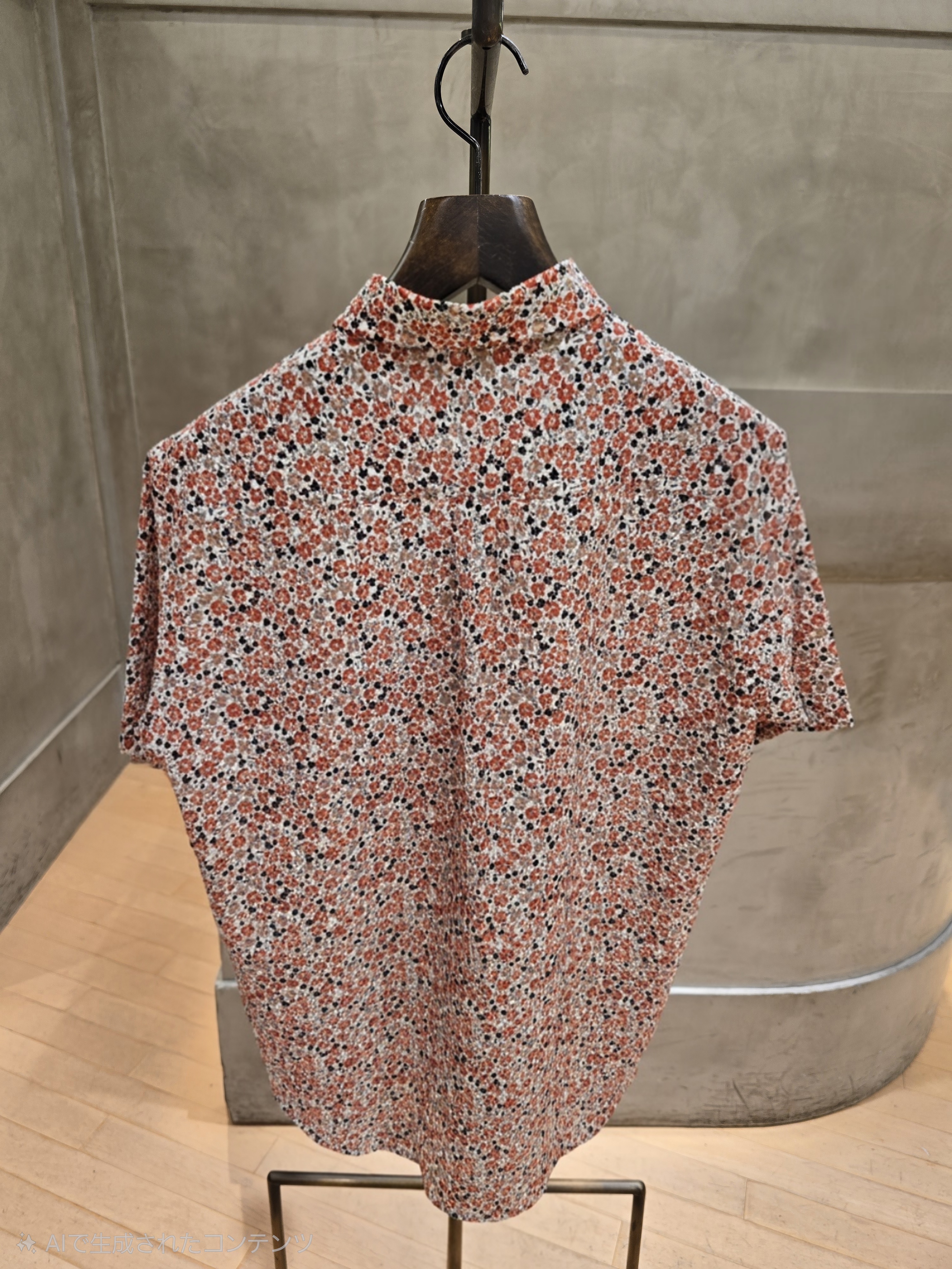白木駆さんの「TAKEO KIKUCHI｜リップル小花シャツ」を使ったコーディネート