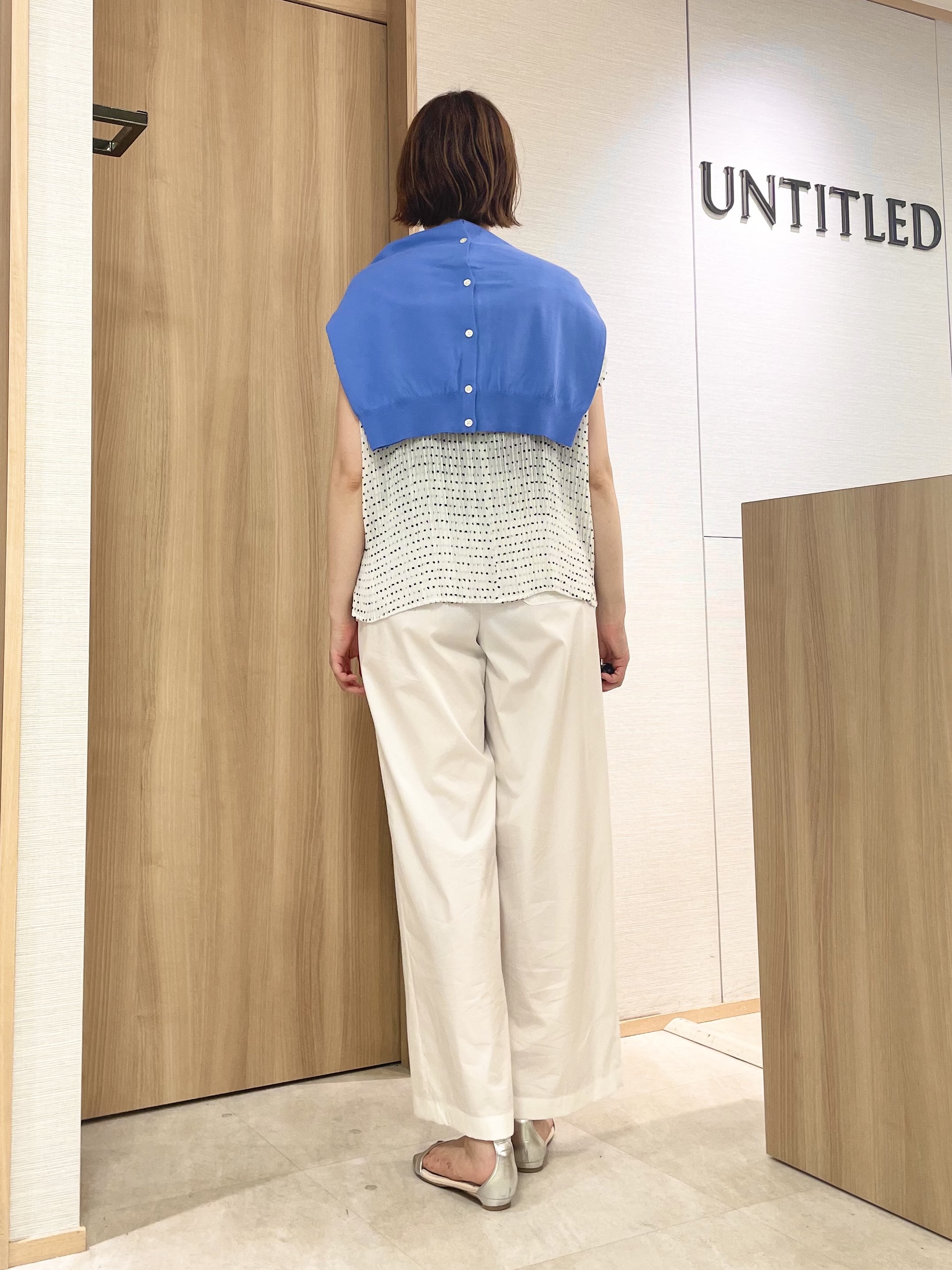 aliceさんの「UNTITLED｜【1枚で着映える】ドットジャガードブラウス」を使ったコーディネート