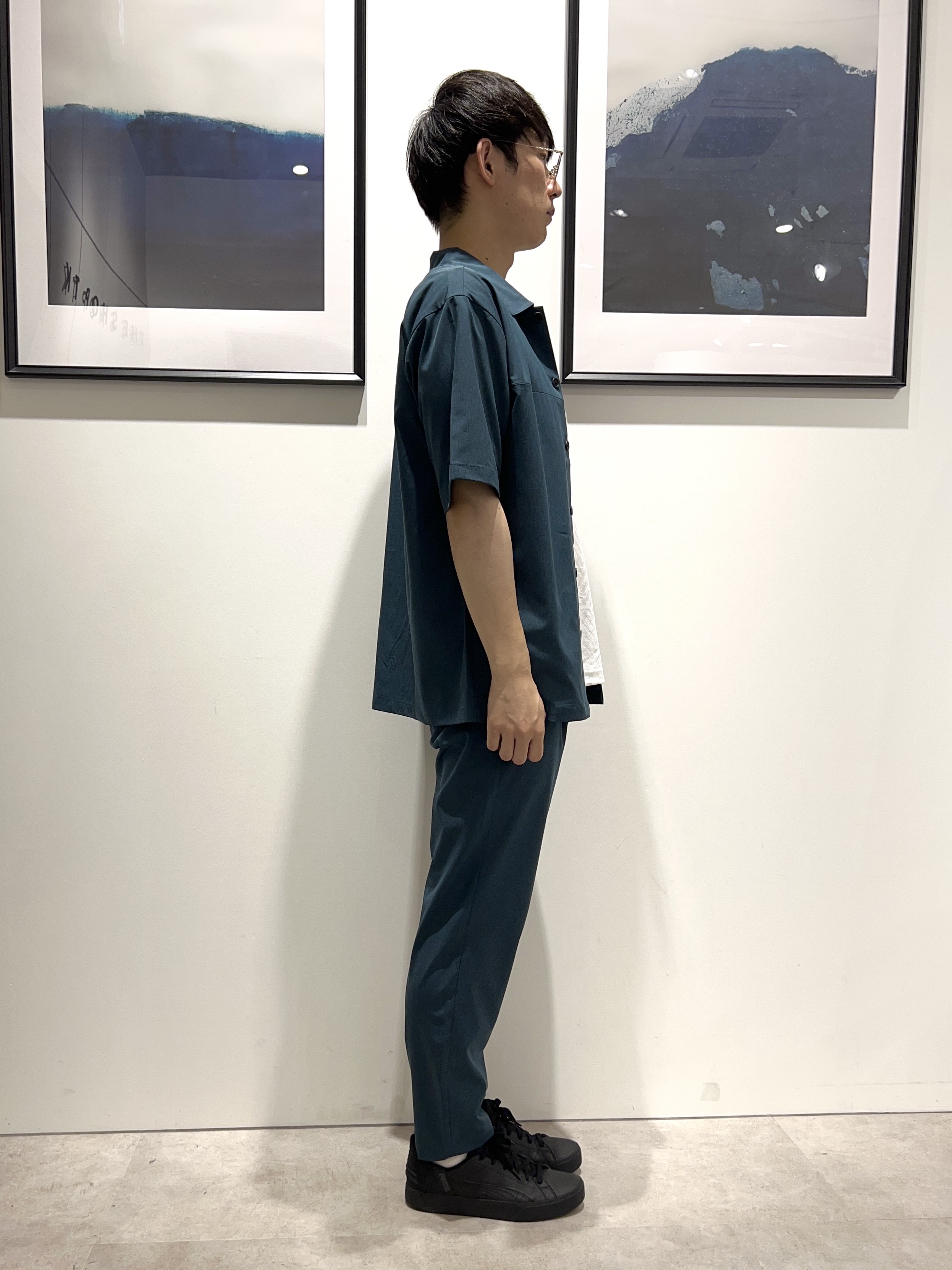 。さんの「THE SHOP TK｜【吸水速乾／接触冷感／防シワ／マシンウォッシャブル】ハイドロクール 半袖シャツ」を使ったコーディネート