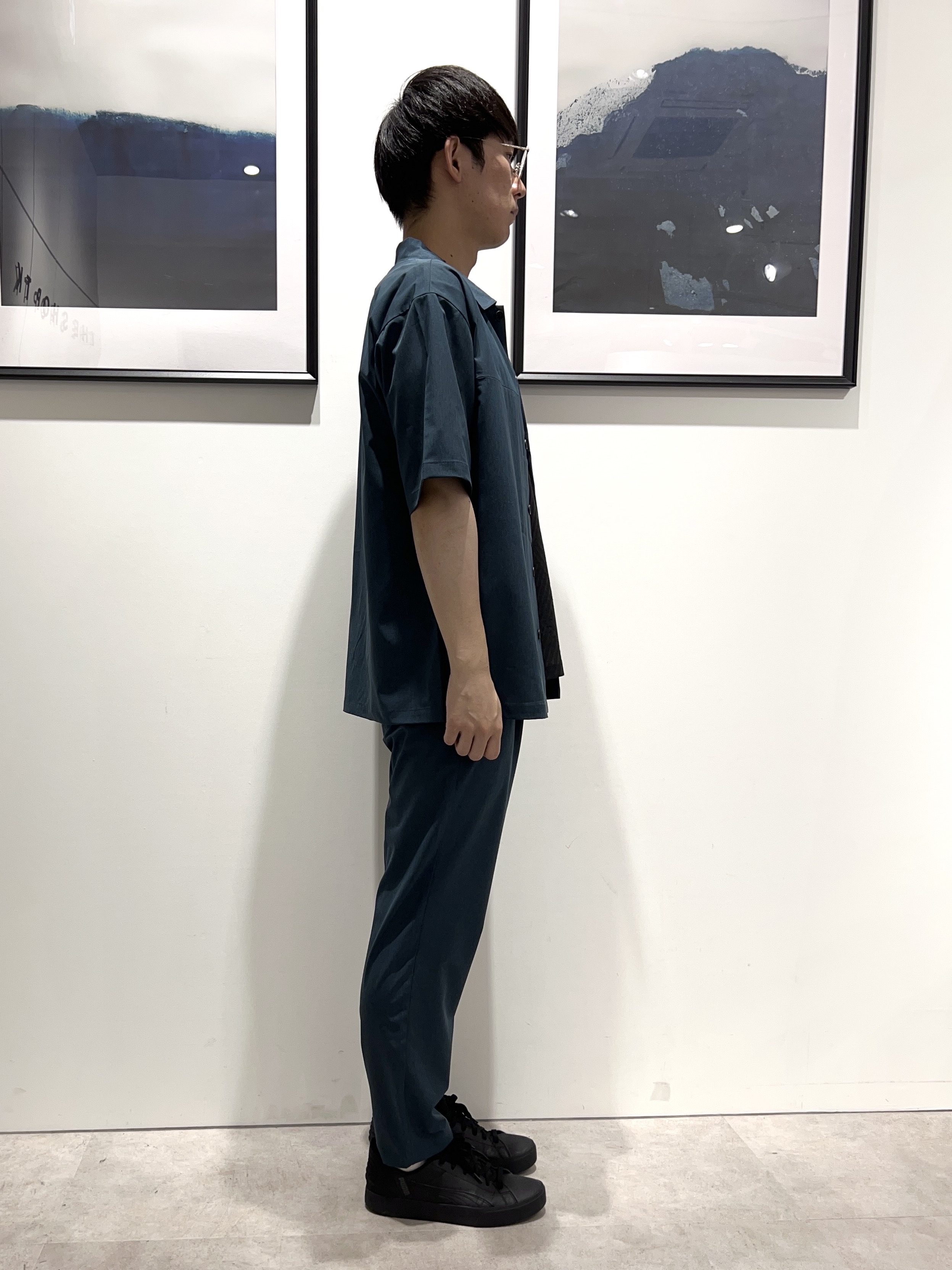 。さんの「THE SHOP TK｜【吸水速乾／接触冷感／防シワ／マシンウォッシャブル】ハイドロクール 半袖シャツ」を使ったコーディネート