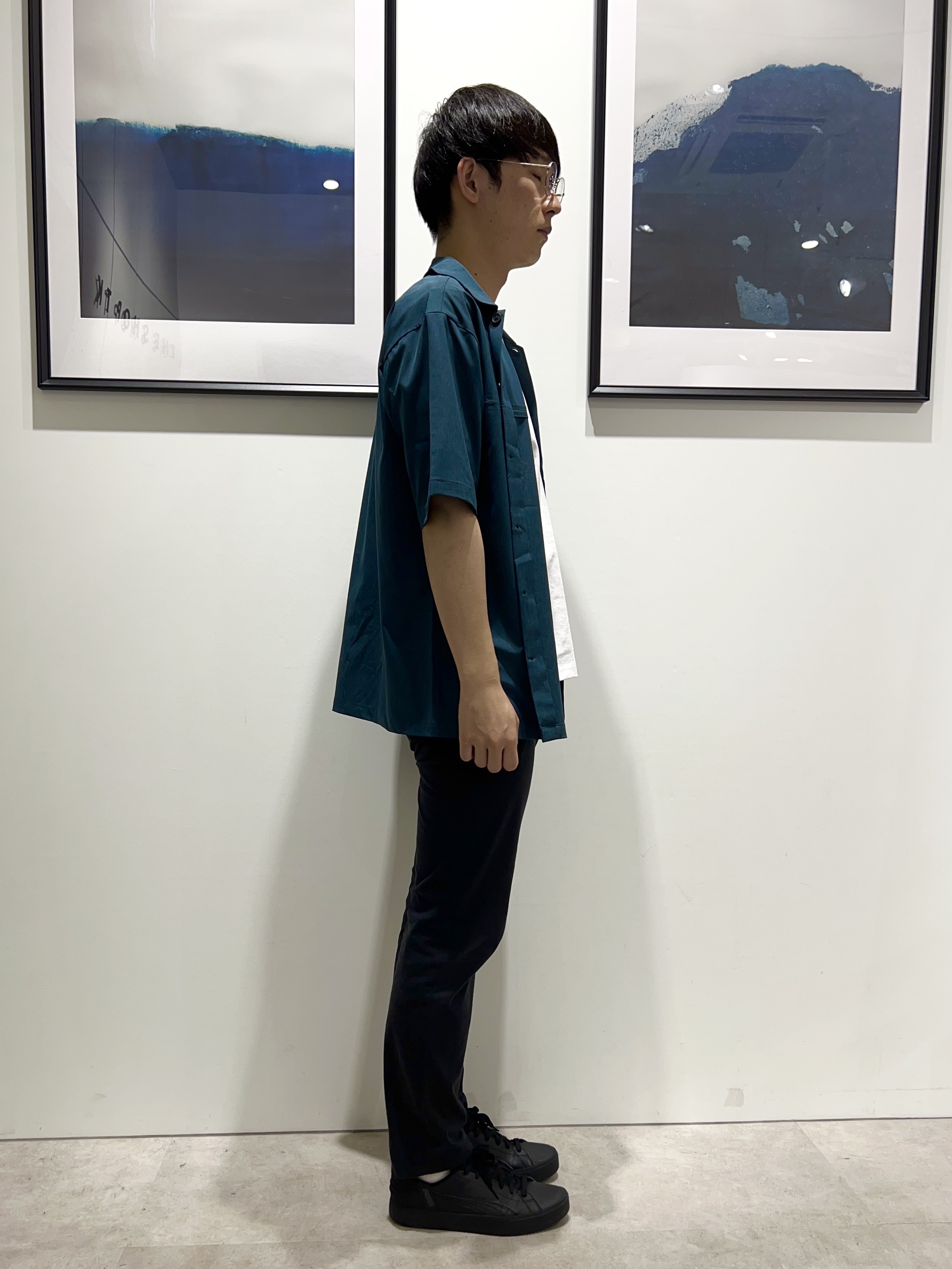 。さんの「THE SHOP TK｜【吸水速乾／接触冷感／防シワ／マシンウォッシャブル】ハイドロクール 半袖シャツ」を使ったコーディネート