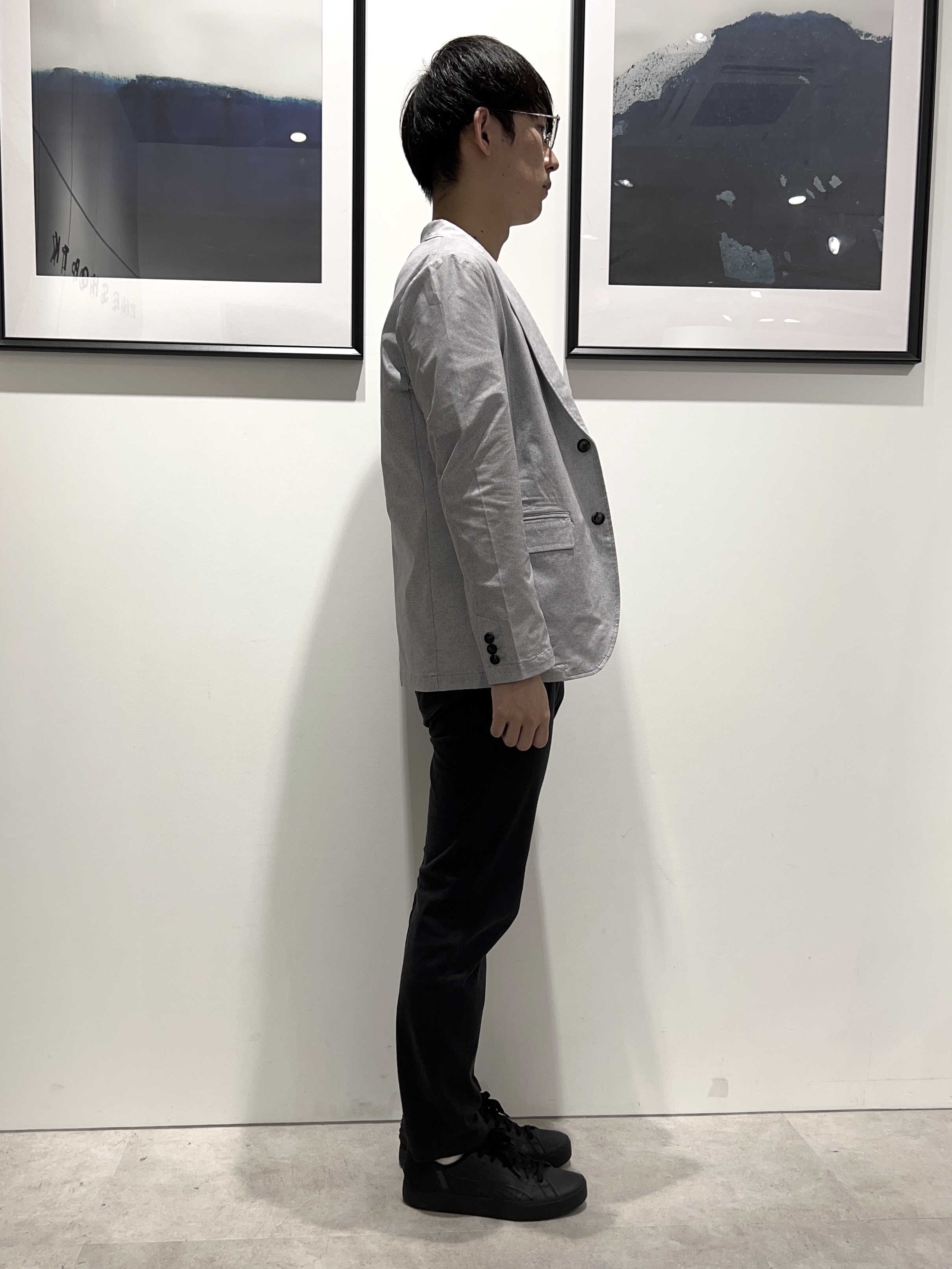 。さんの「THE SHOP TK｜スマートムーブメッシュバーズアイジャケット【軽量/洗濯機OK/セットアップ可】」を使ったコーディネート