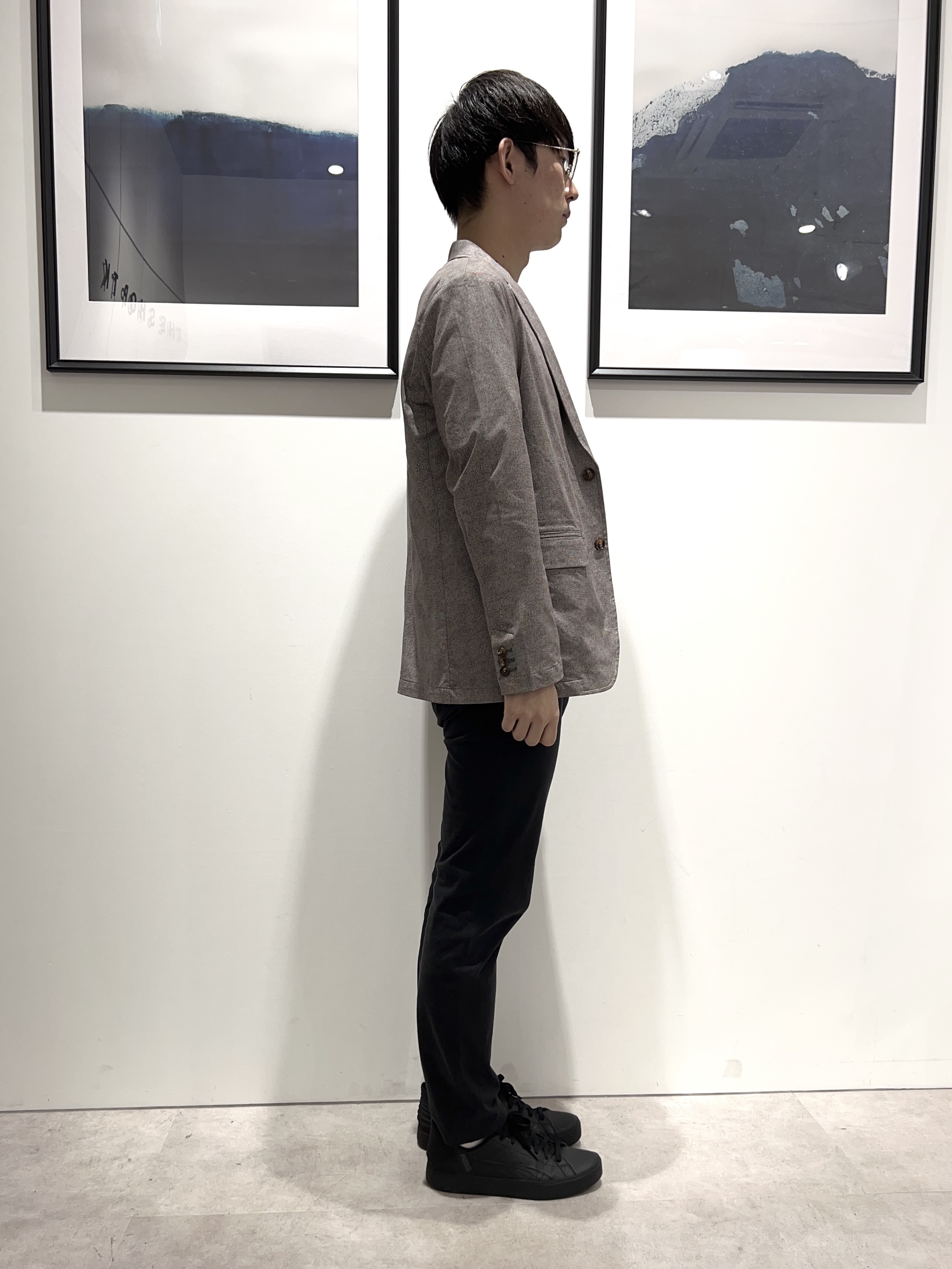 。さんの「THE SHOP TK｜スマートムーブメッシュバーズアイジャケット【軽量/洗濯機OK/セットアップ可】」を使ったコーディネート