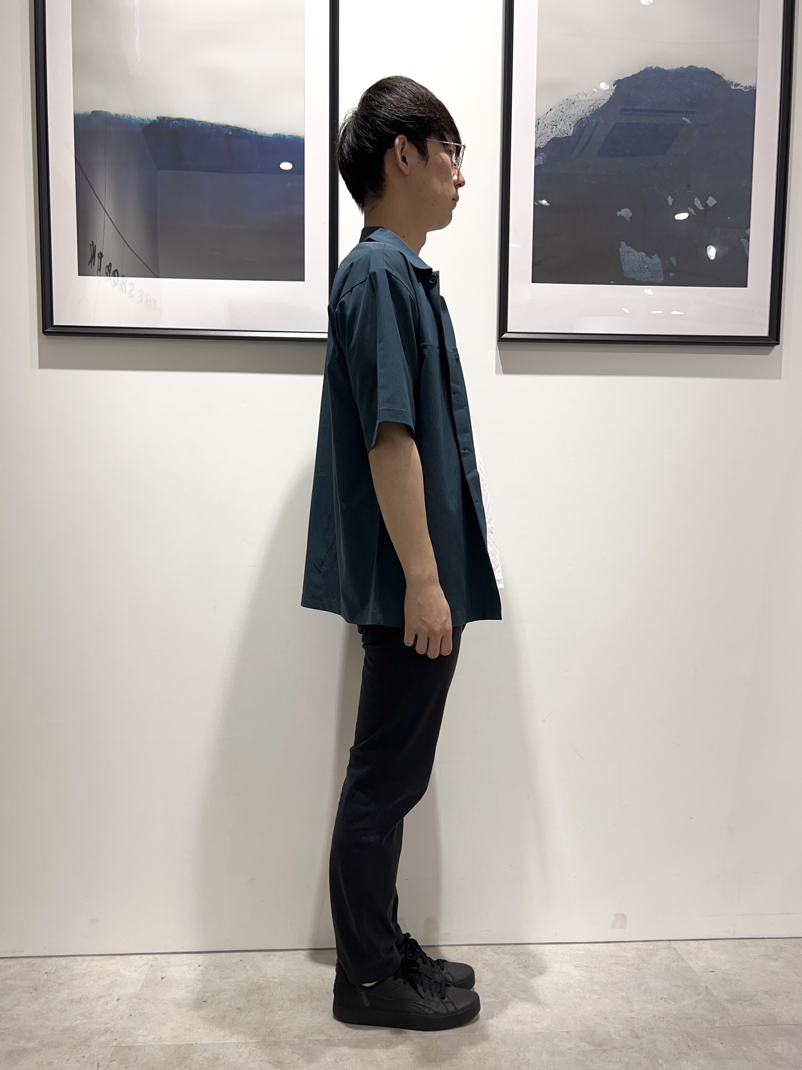 。さんの「THE SHOP TK｜【吸水速乾／接触冷感／防シワ／マシンウォッシャブル】ハイドロクール 半袖シャツ」を使ったコーディネート