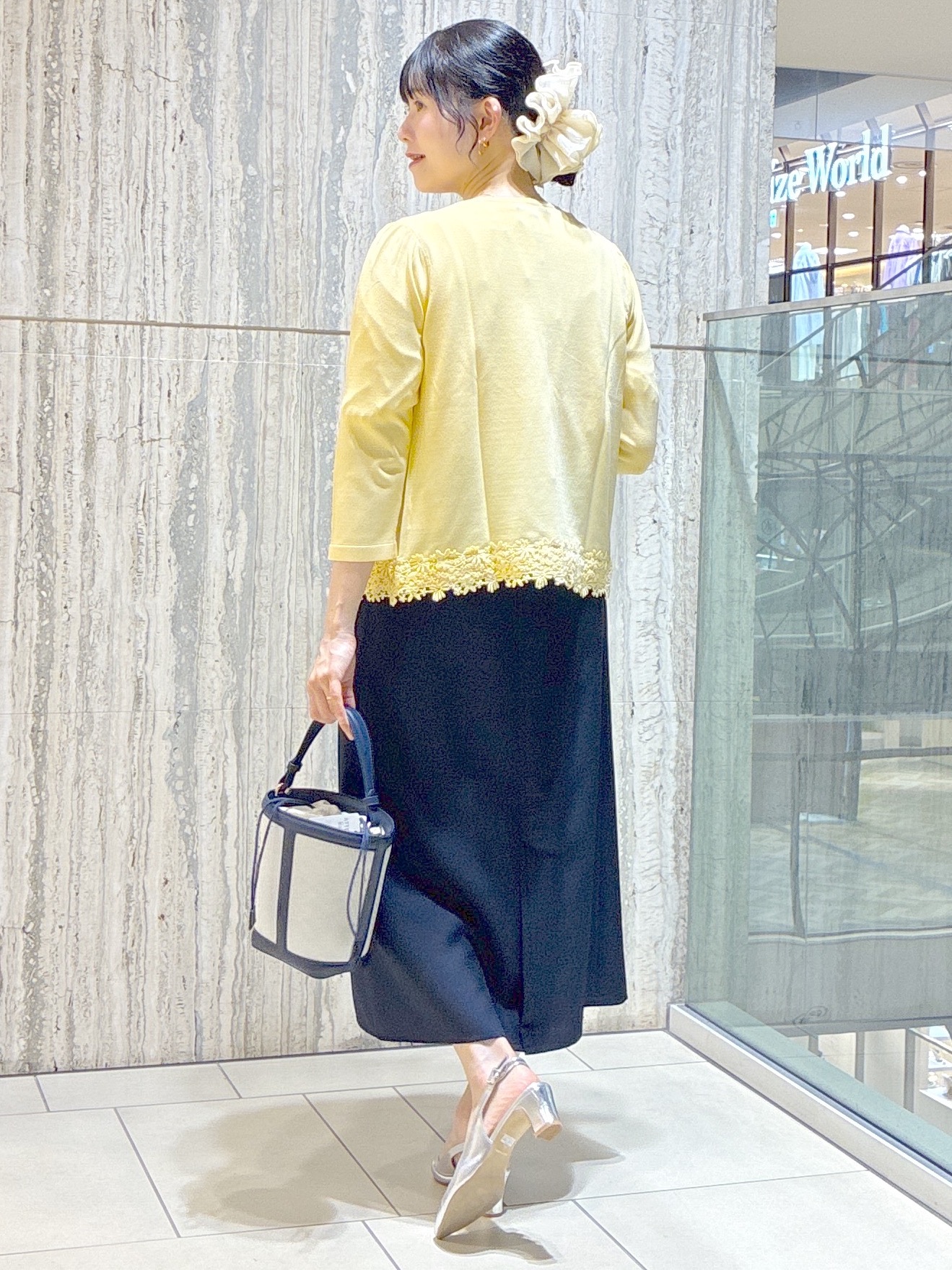  beni_gingerさんの「Reflect｜レースデザイン ニットカーディガン」を使ったコーディネート