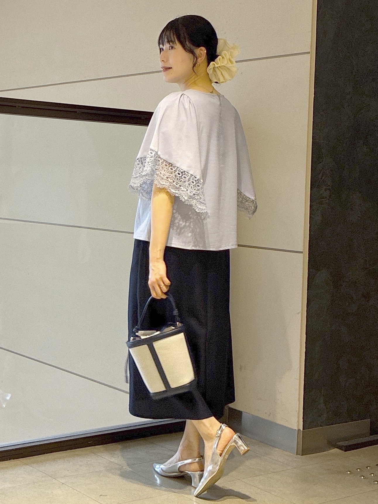  beni_gingerさんの「Reflect｜【UVカット／接触冷感】レーススリーブジャージカットソー」を使ったコーディネート