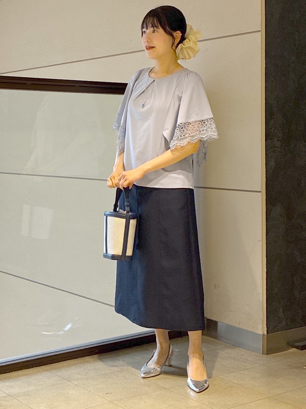  beni_gingerさんの「Reflect｜【UVカット／接触冷感】レーススリーブジャージカットソー」を使ったコーディネート
