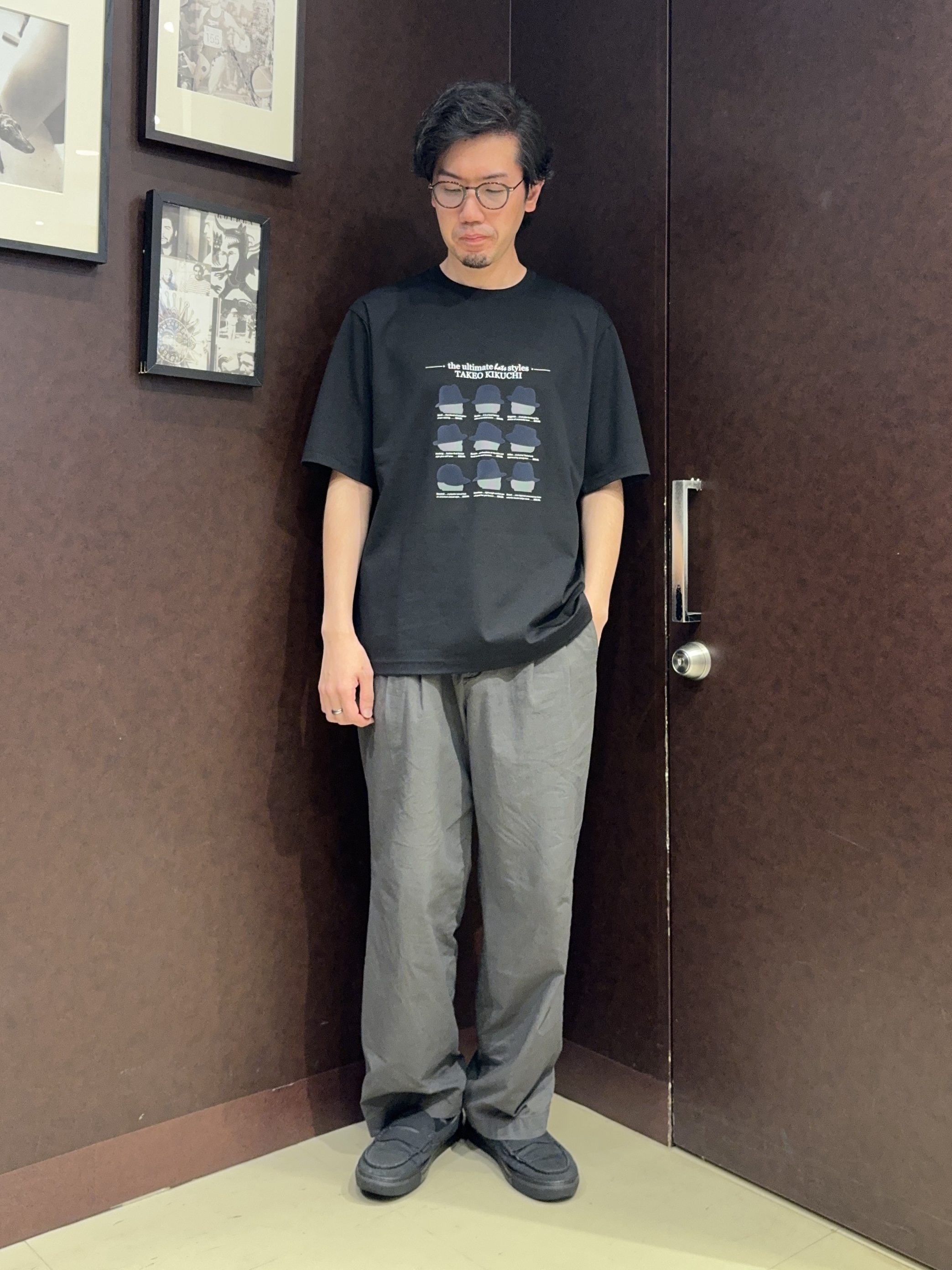 shuheiさんの「TAKEO KIKUCHI｜【接触冷感】ハイブリッド リネン 七分袖シャツ」を使ったコーディネート