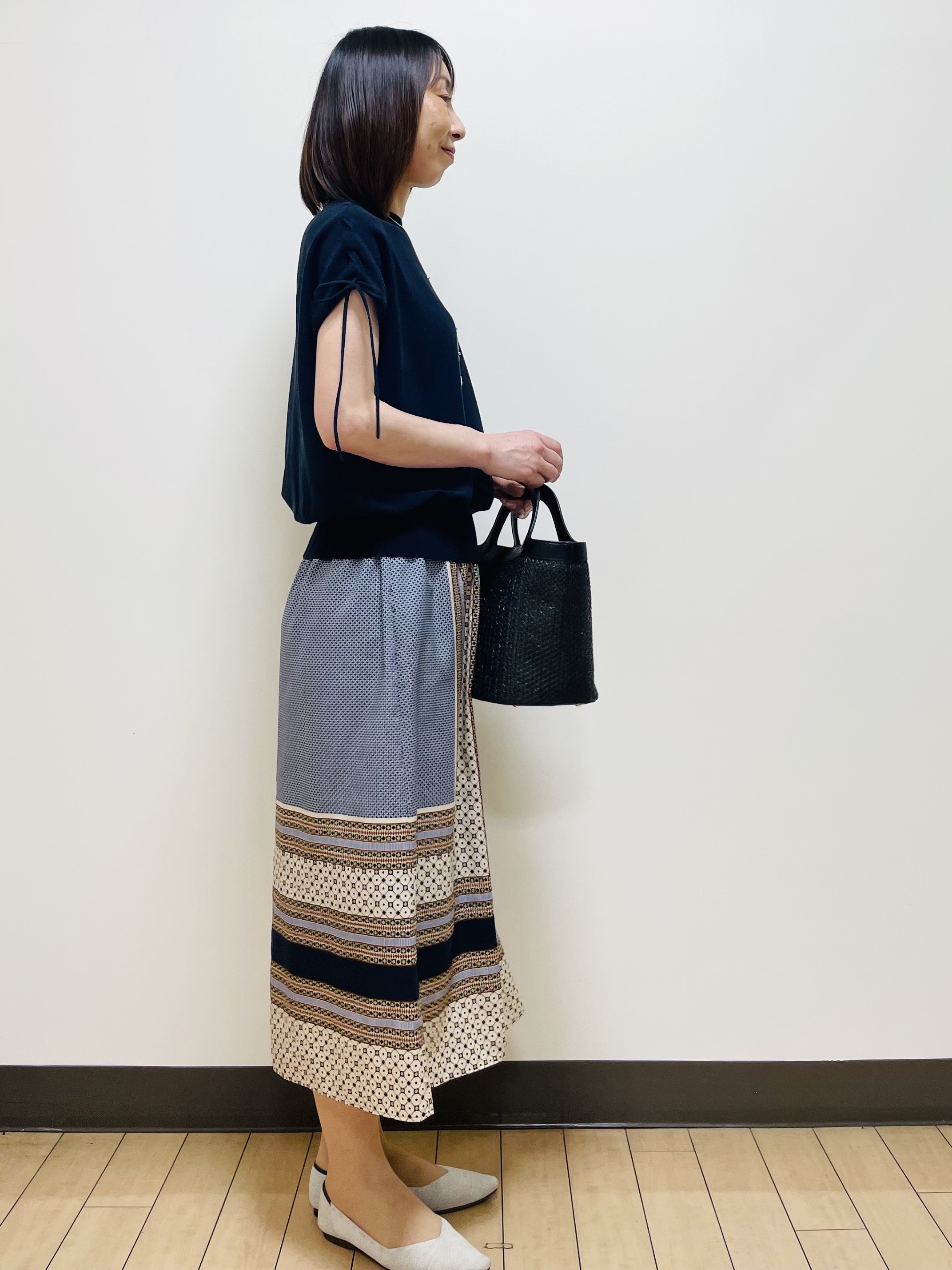Riiさんの「Reflect｜【SS-4Lサイズ／UVカット／接触冷感】匠ジャケット／ノーカラー」を使ったコーディネート
