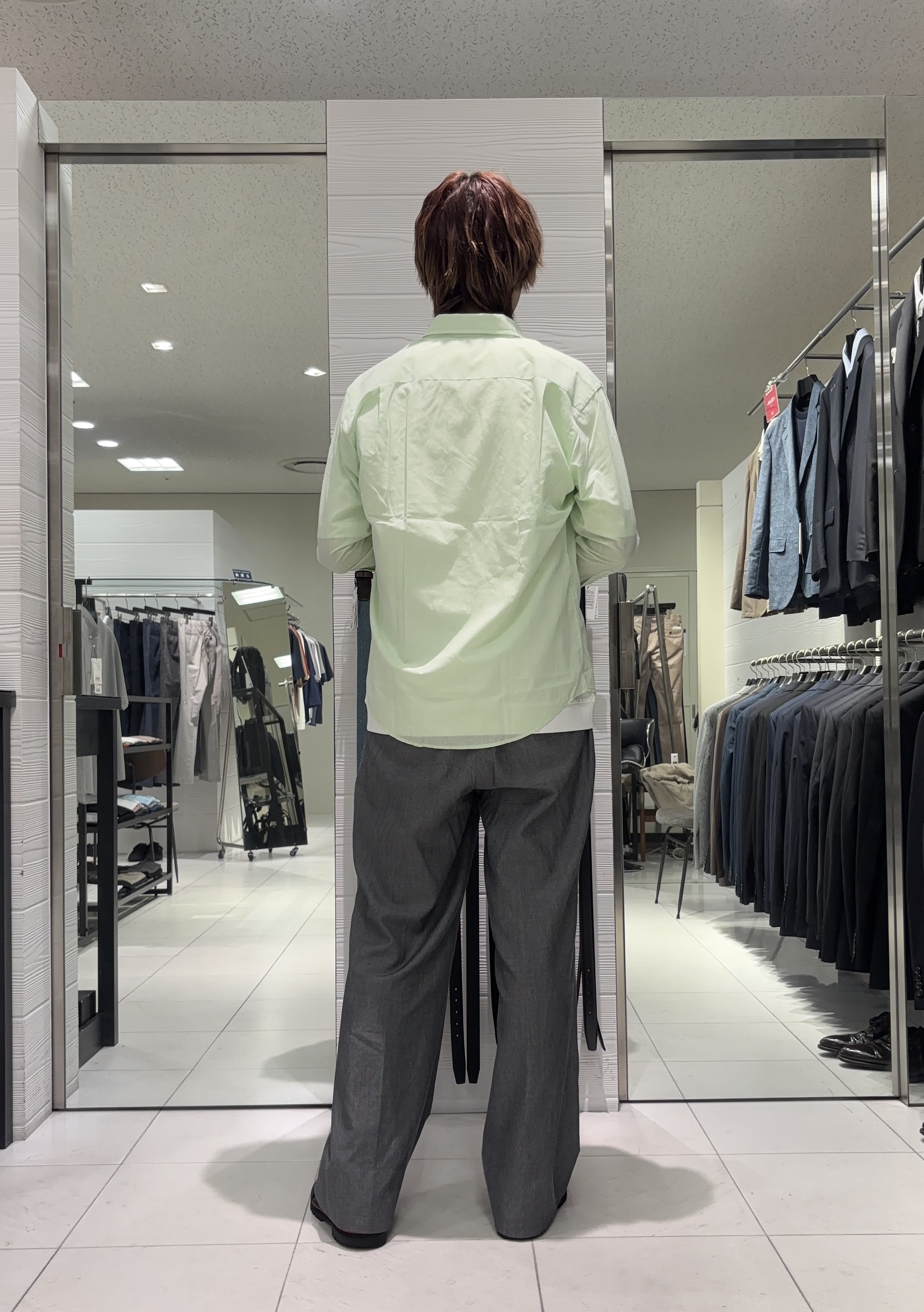 こうへいさんの「TAKEO KIKUCHI｜【接触冷感】アイスクリアコットン Tシャツ」を使ったコーディネート