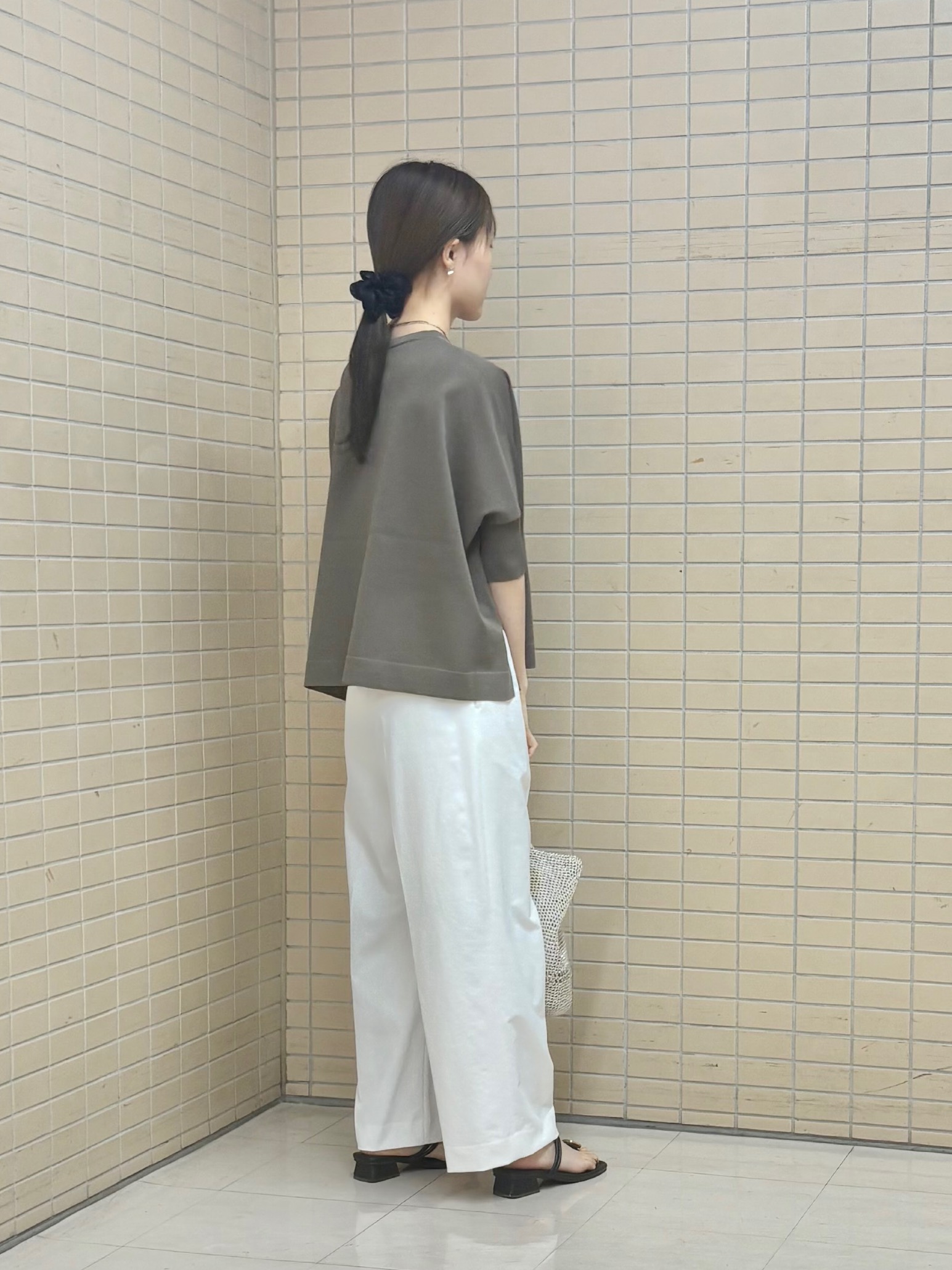 kyokaさんの「UNTITLED｜【アンサンブル可/洗える】シアーレーヨンニット」を使ったコーディネート