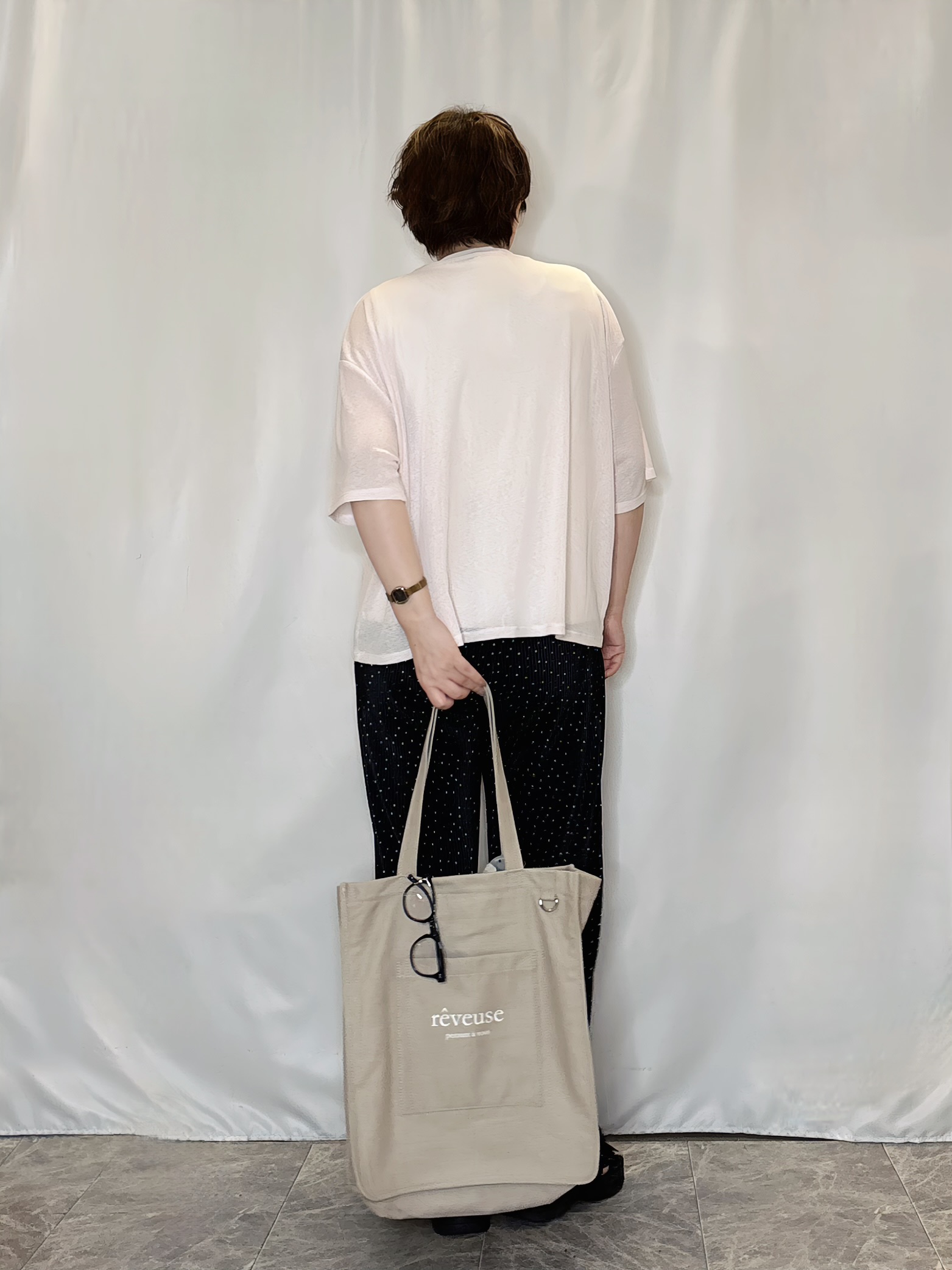 たみさんの「SHOO･LA･RUE｜【S-LL/洗濯機可/体型カバー】ゆるっとこなれる 大人のシアースラブTシャツ」を使ったコーディネート