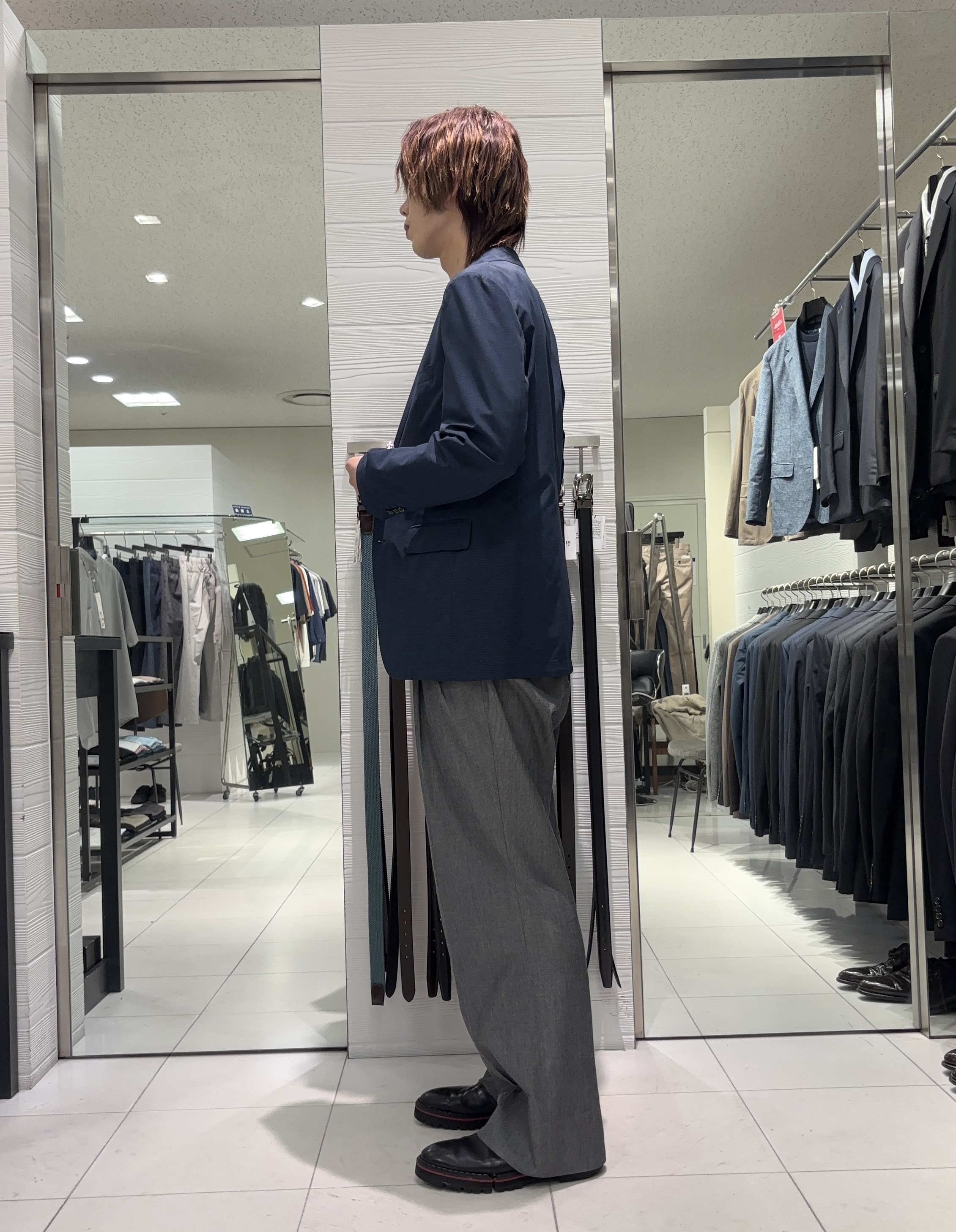 こうへいさんの「TAKEO KIKUCHI｜【接触冷感】アイスクリアコットン Tシャツ」を使ったコーディネート