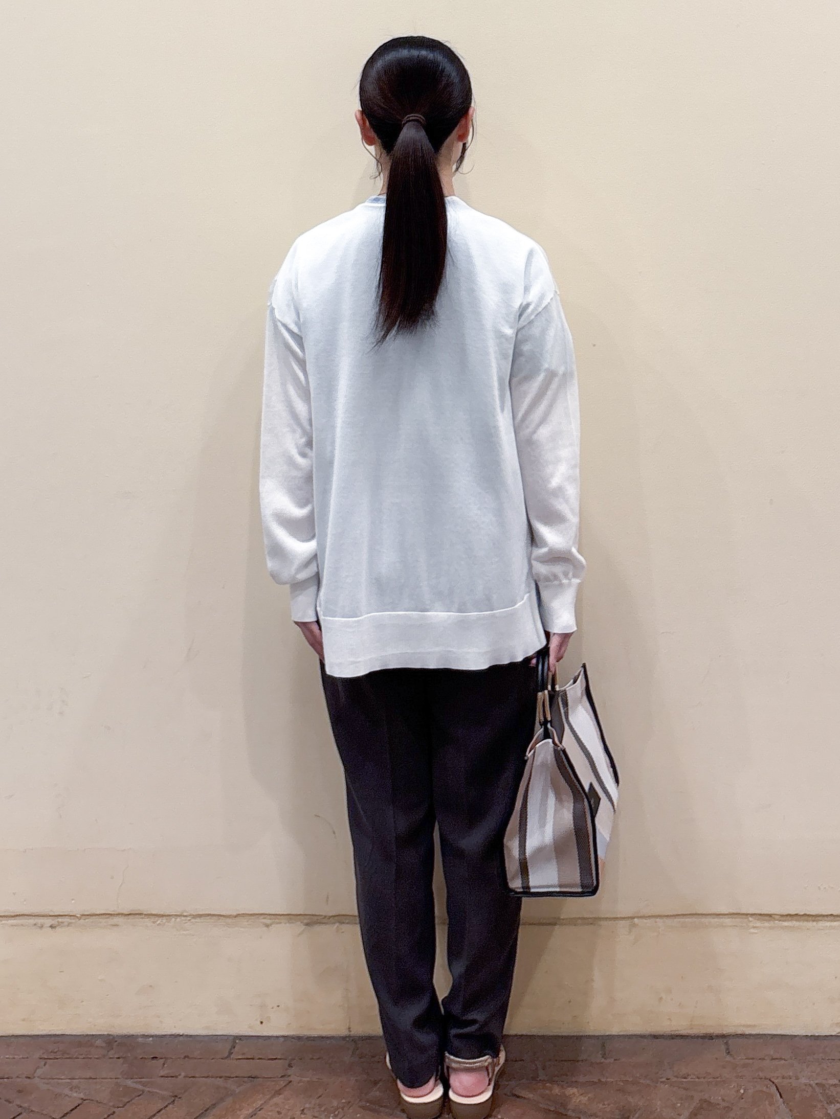 shiuさんの「OPAQUE.CLIP｜【接触冷感】ニットカーディガン《洗濯機OK／抗ピリング》」を使ったコーディネート