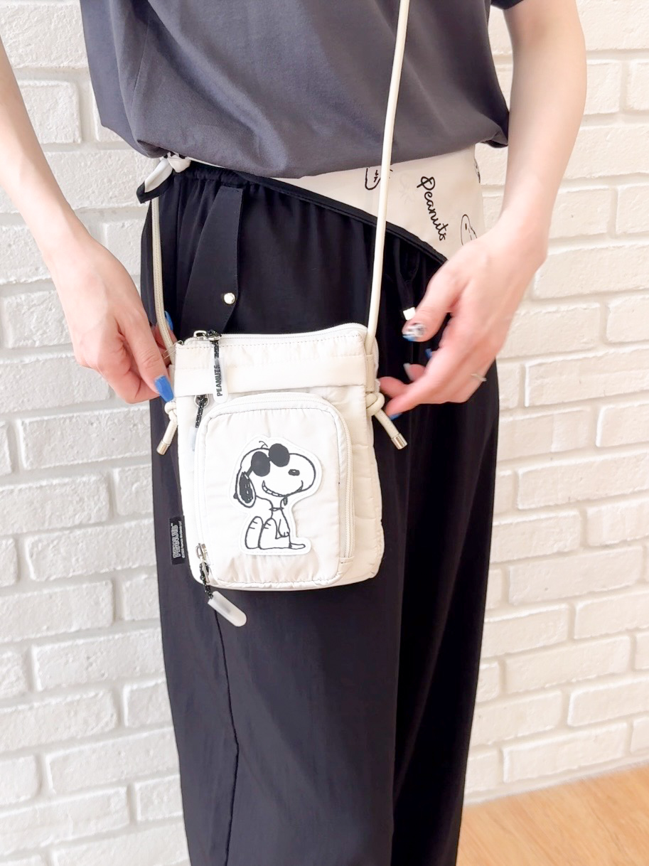 𝐜𝐡𝐢𝐤𝐚さんの「SHOO･LA･RUE｜【PEANUTS】ひんやりプリントTシャツ」を使ったコーディネート