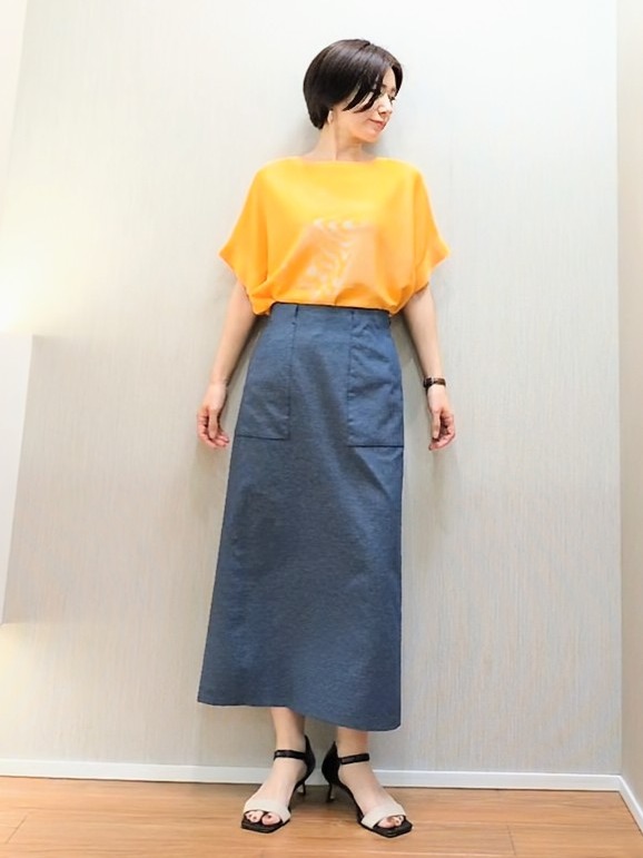 ミズタさんの「UNTITLED｜【アンサンブル可/日除け・冷房対策】シアーレーヨンZIPカーディガン」を使ったコーディネート