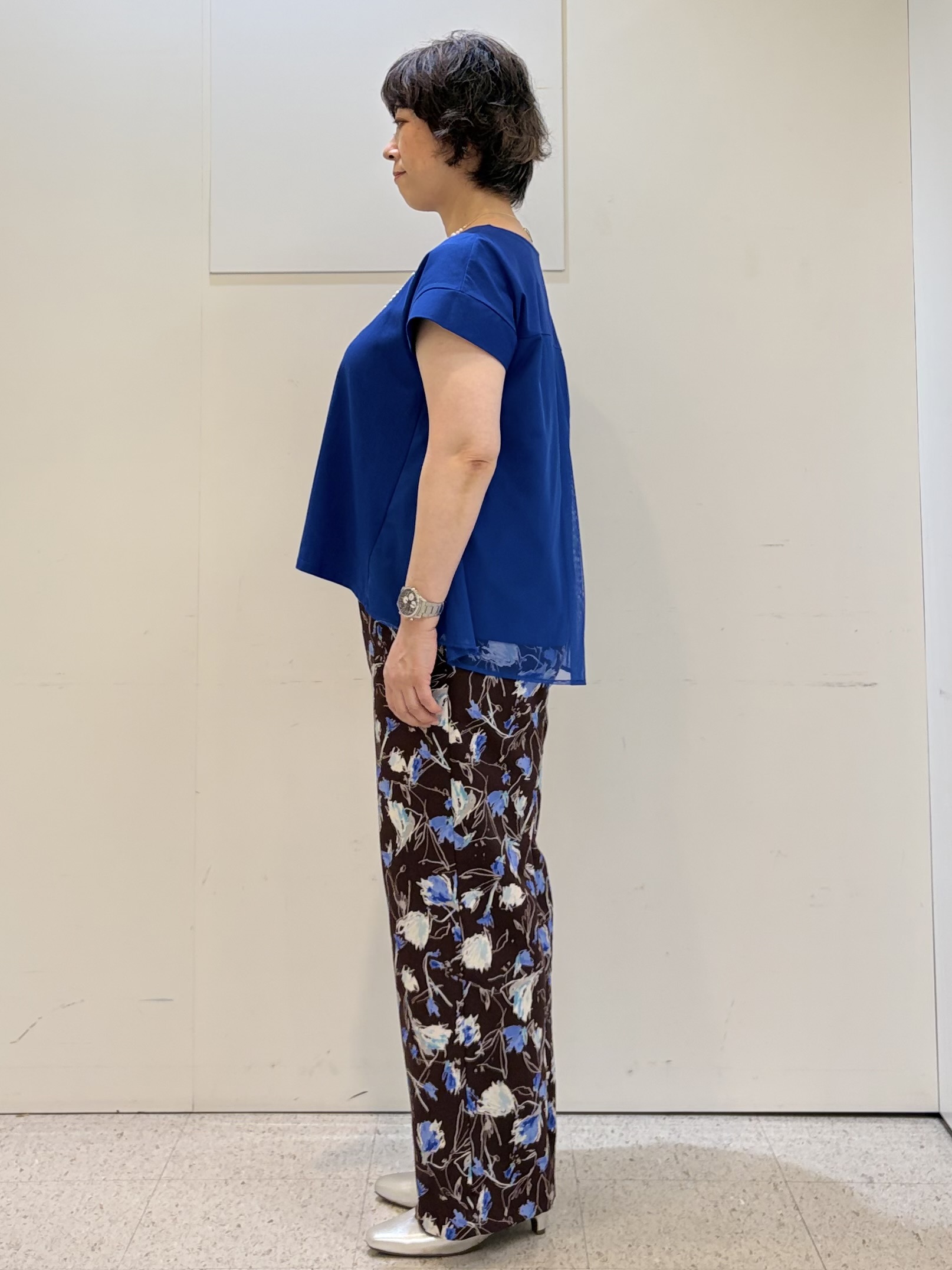 ヤスコさんの「Reflect｜【SS-4Lサイズ／接触冷感／シワになりにくい】リラクシーテーラードジャケット」を使ったコーディネート