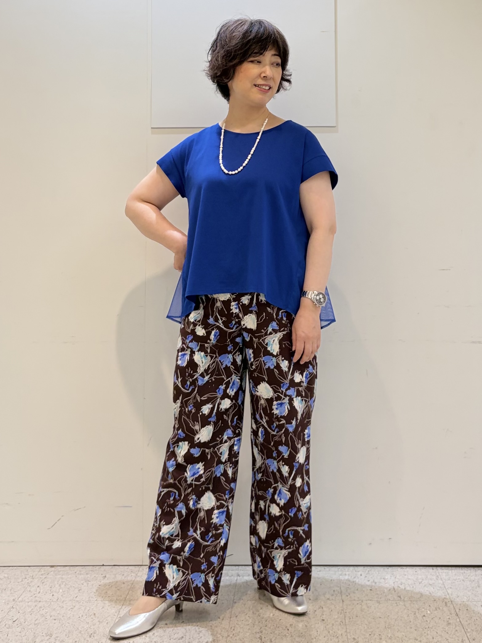 ヤスコさんの「Reflect｜【SS-4Lサイズ／接触冷感／シワになりにくい】リラクシーテーラードジャケット」を使ったコーディネート